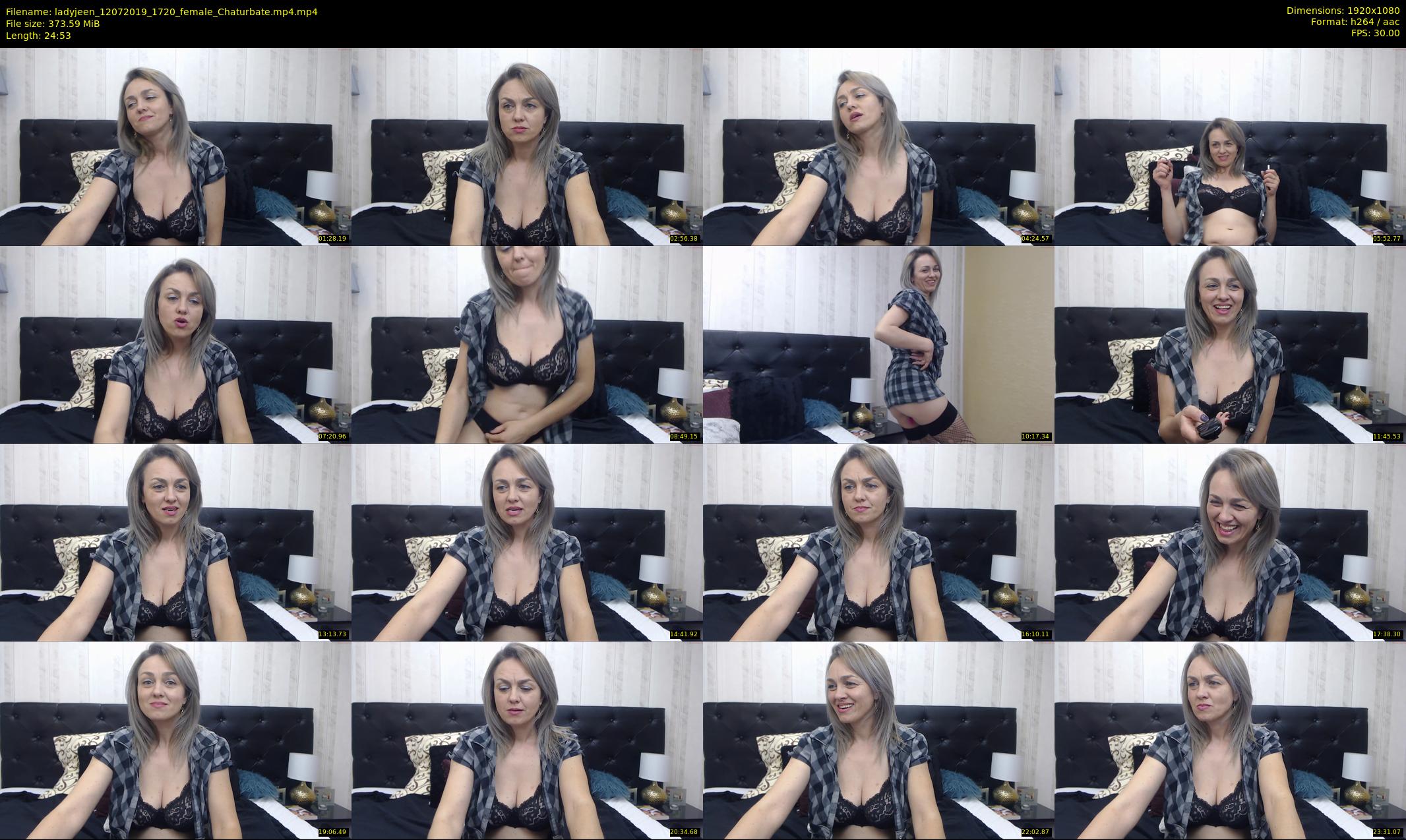 ladyjeen — 25 minute Chaturbate female cam show recording, 1080p, Jul 12, 2019
