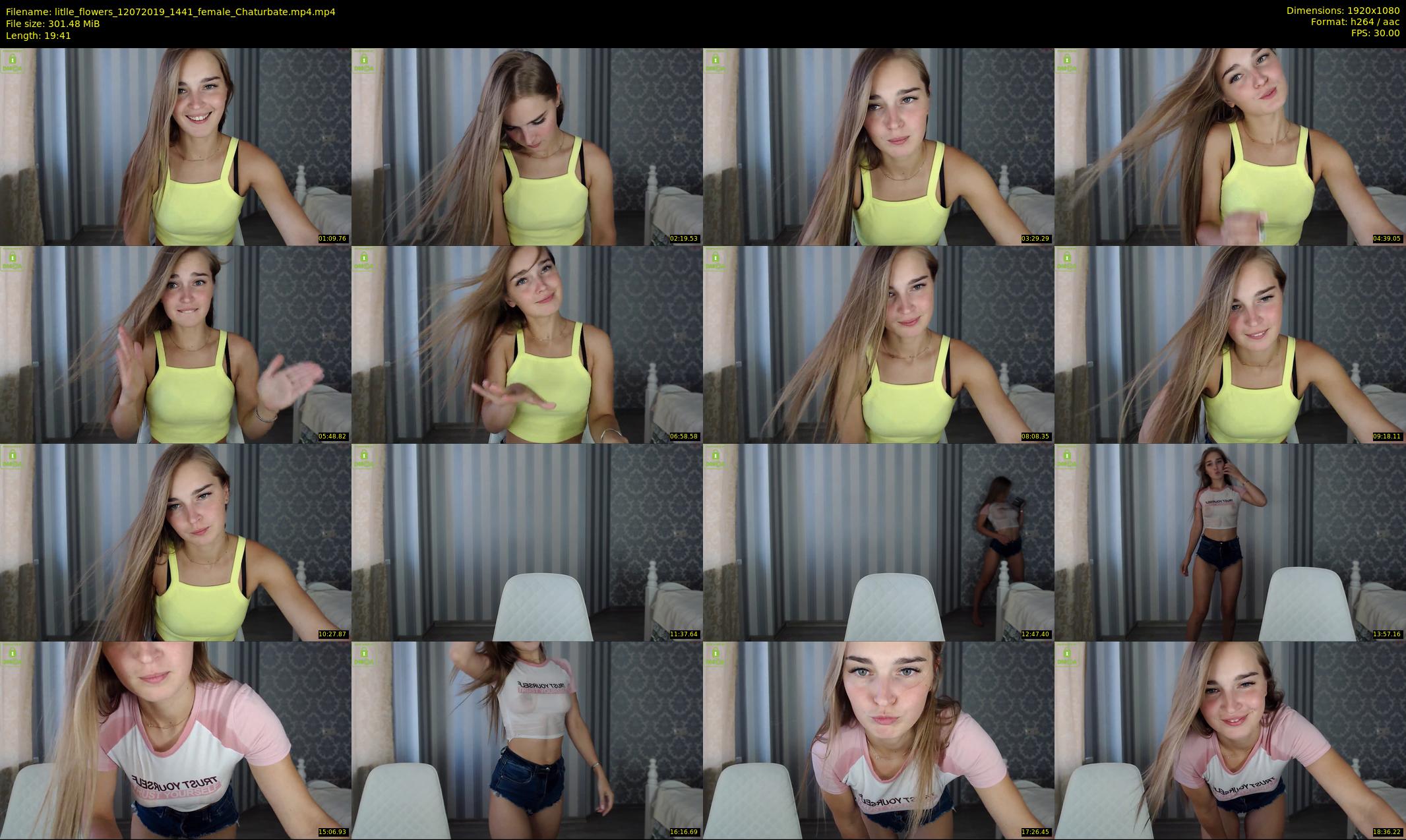 litlle_flowers — 20 minute Chaturbate female cam show recording, 1080p, Jul 12, 2019