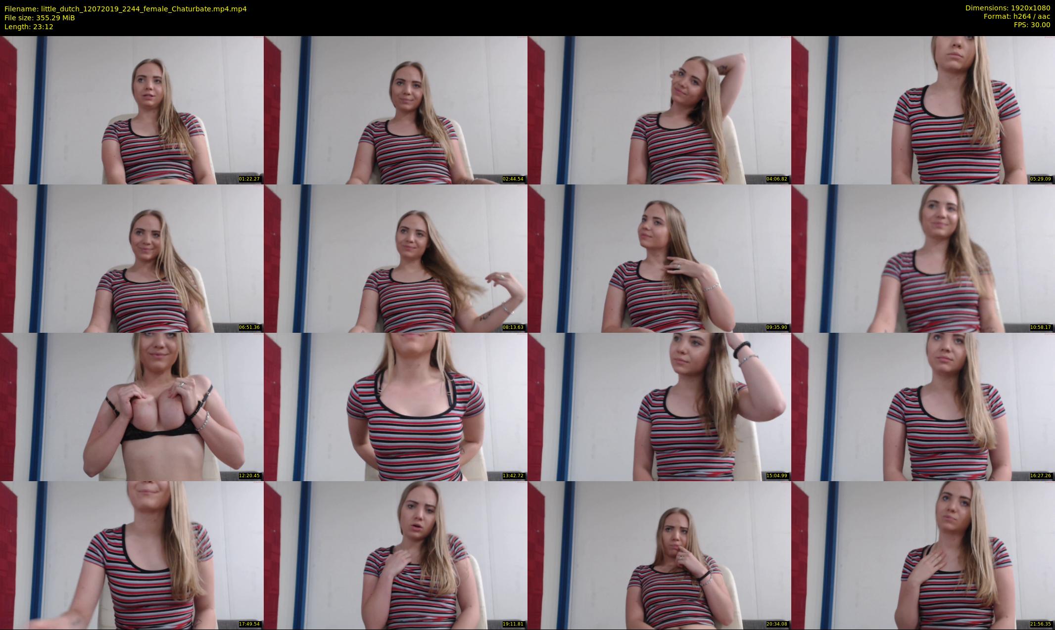 little_dutch — 24 minute Chaturbate female cam show recording, 1080p, Jul 12, 2019
