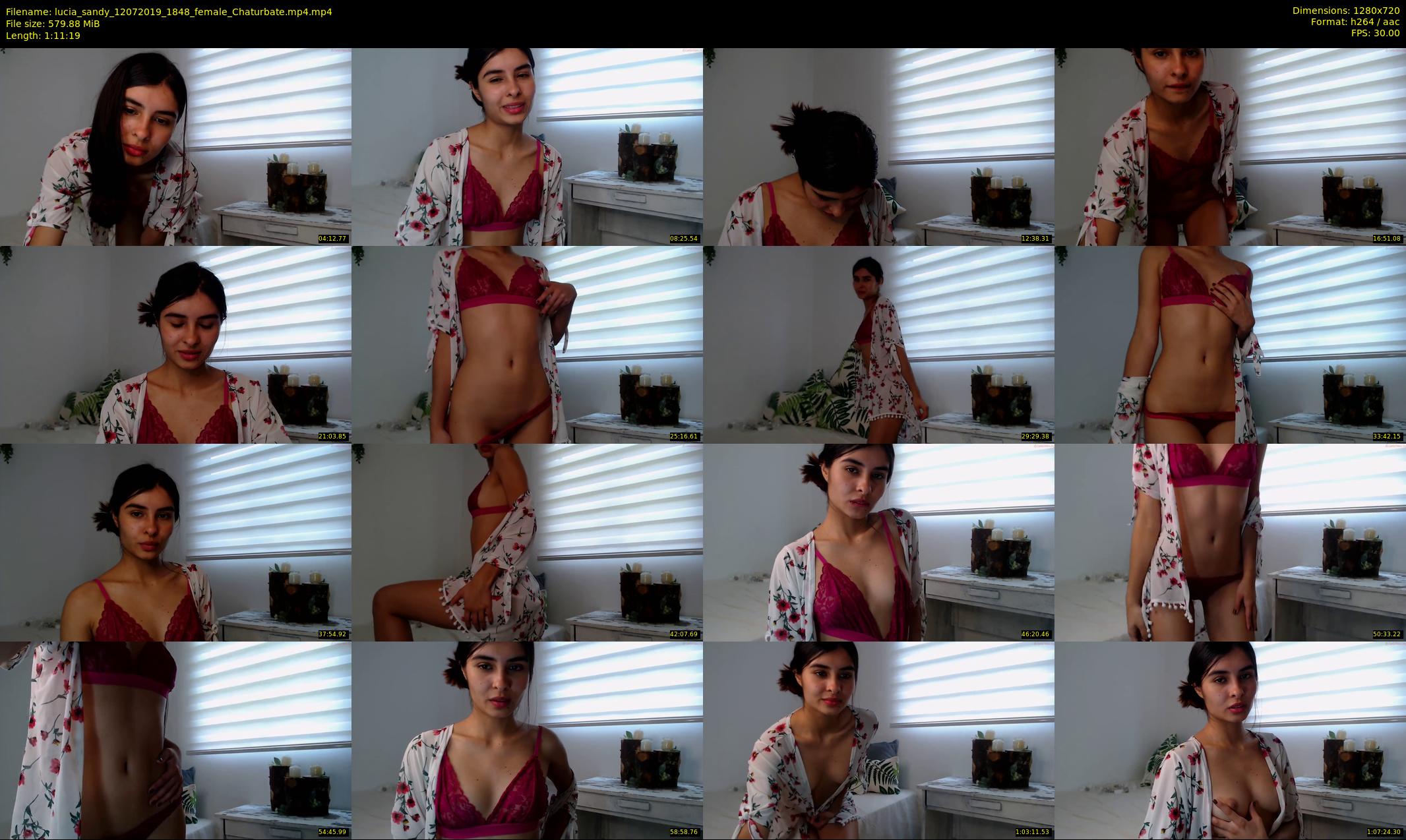 lucia_sandy — 72 minute Chaturbate female cam show recording, 720p, Jul 12, 2019