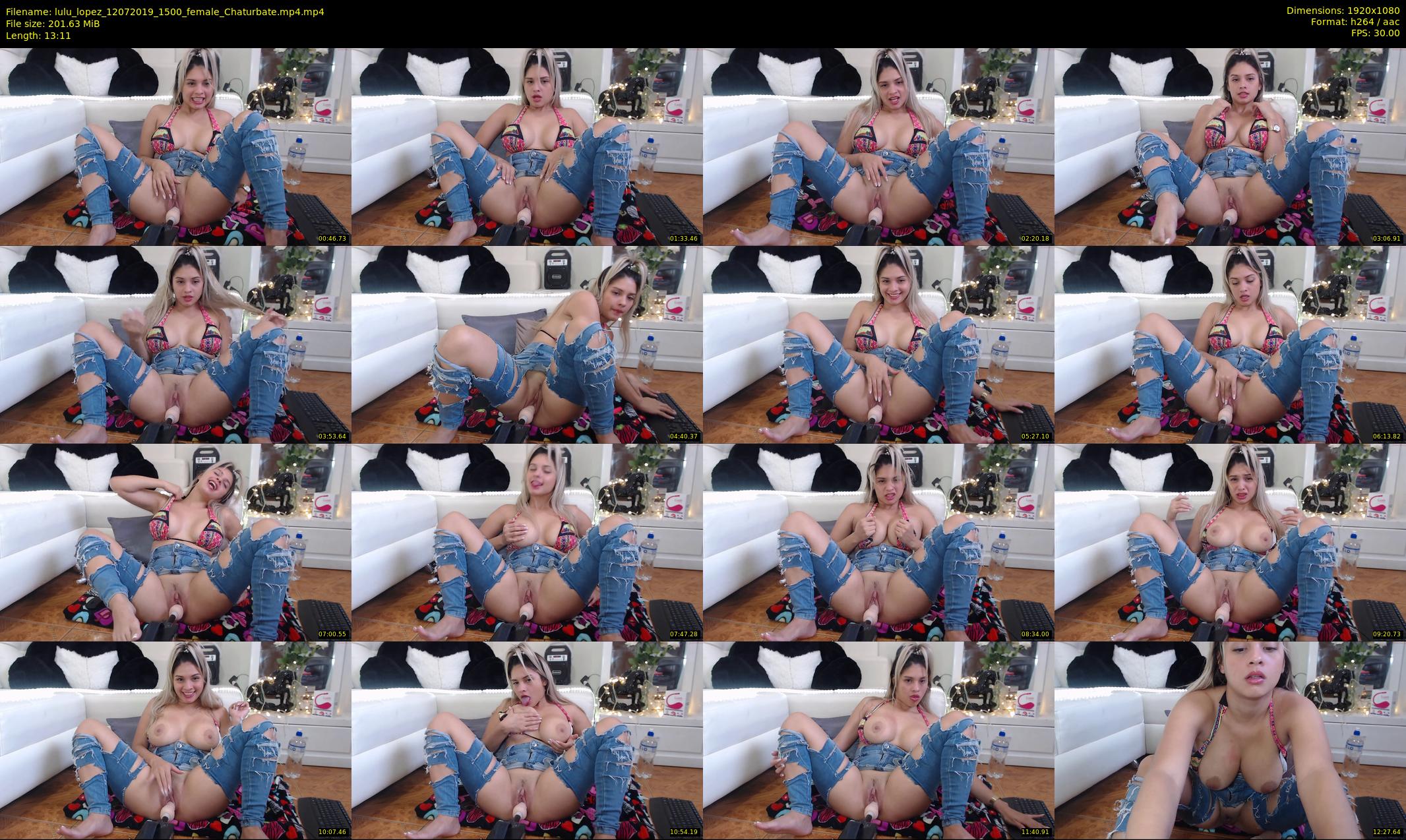 lulu_lopez — 14 minute Chaturbate female cam show recording, 1080p, Jul 12, 2019