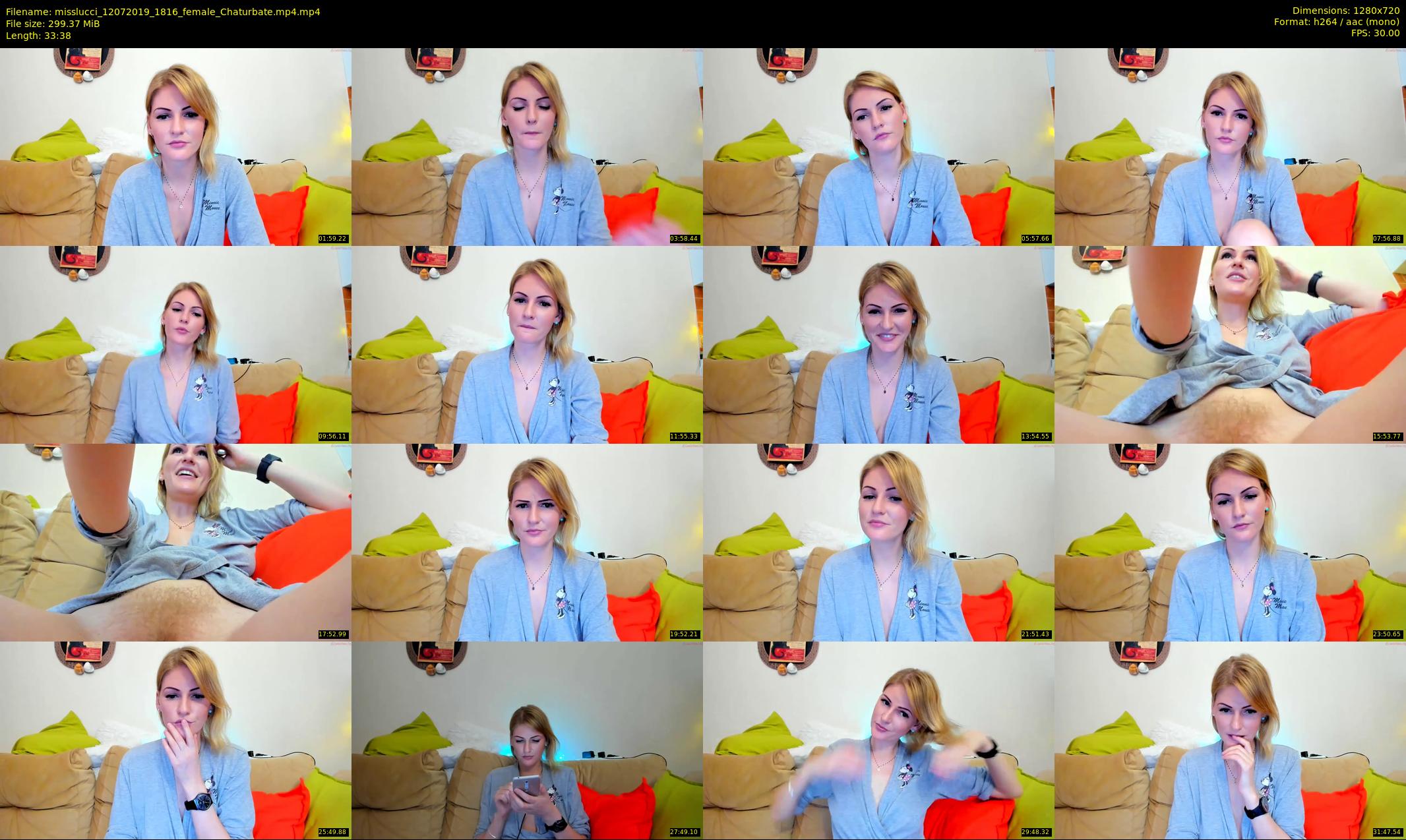 misslucci — 34 minute Chaturbate female cam show recording, 720p, Jul 12, 2019