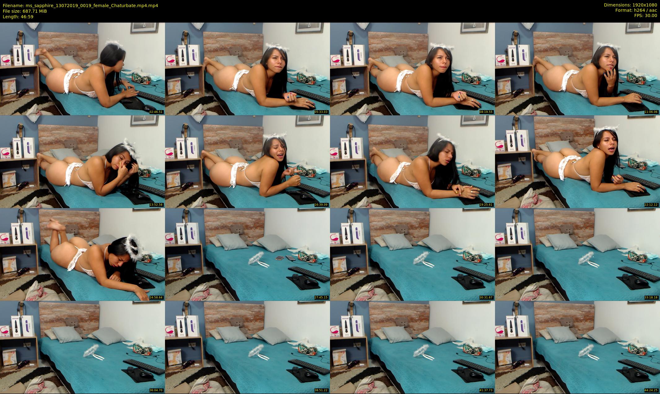 ms_sapphire — 47 minute Chaturbate female cam show recording, 1080p, Jul 13, 2019