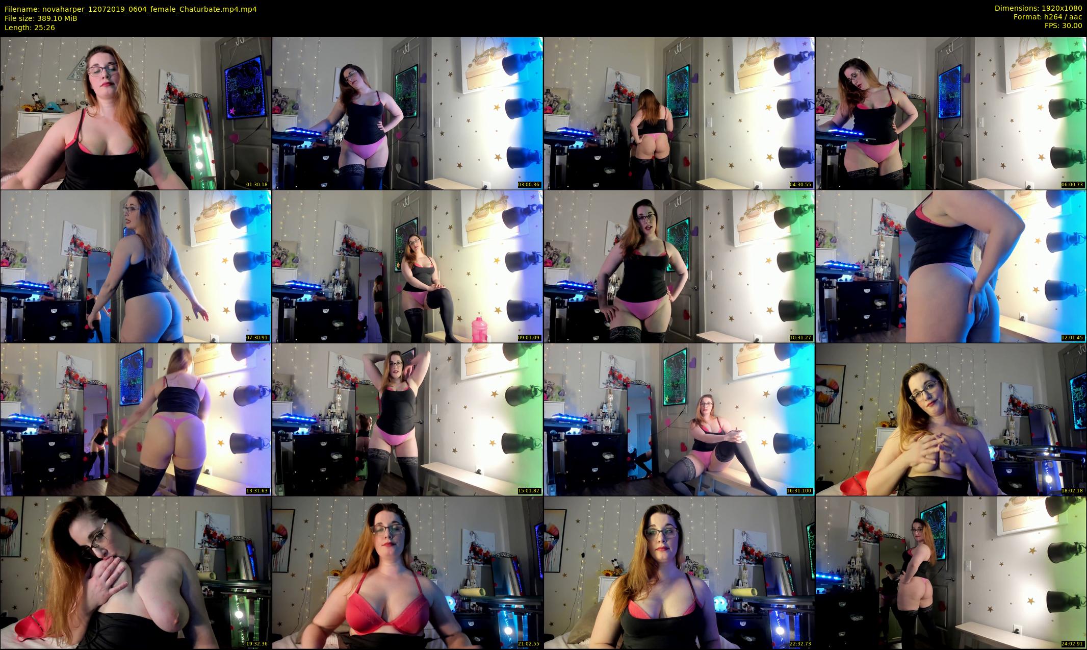 novaharper — 26 minute Chaturbate female cam show recording, 1080p, Jul 12, 2019