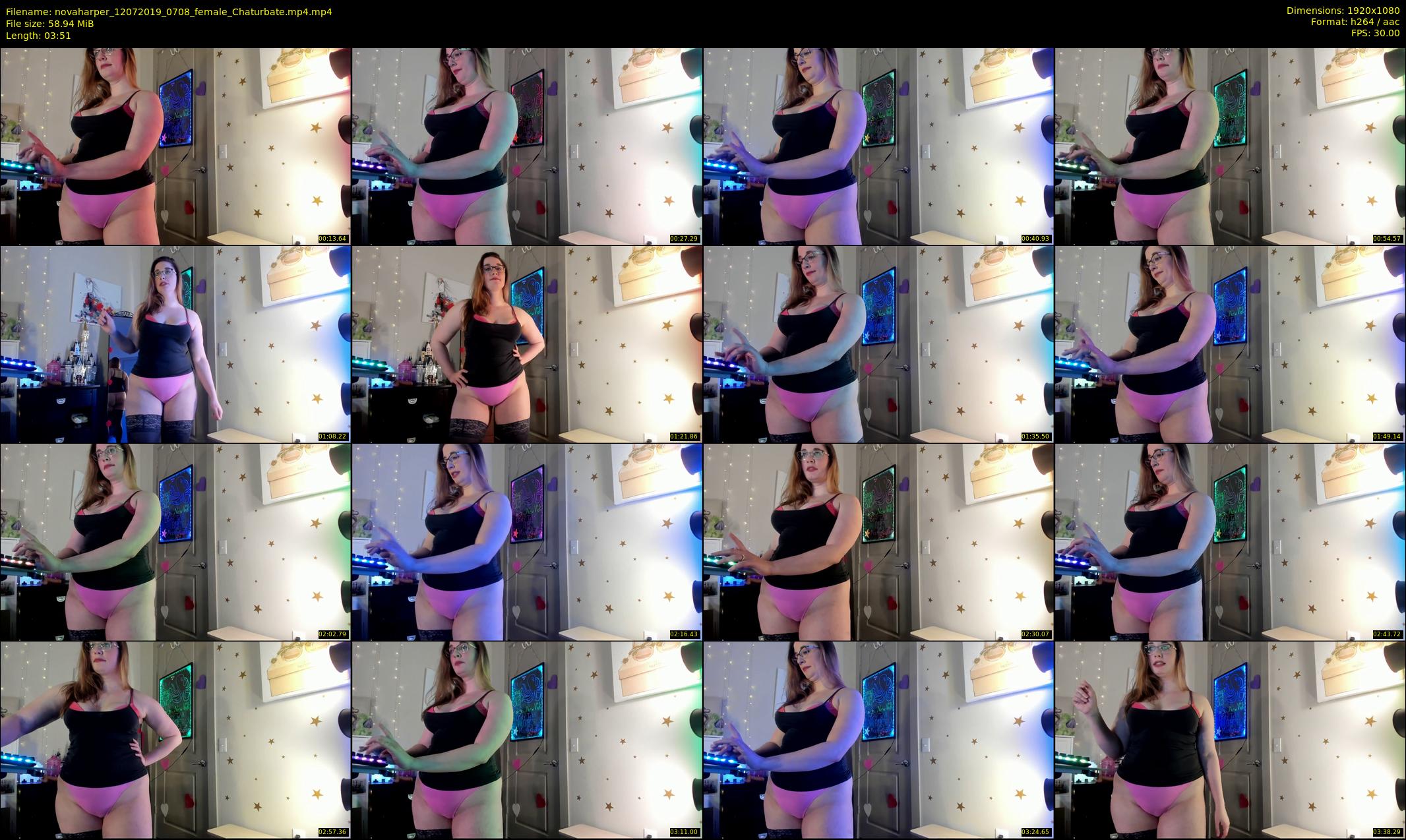 novaharper — 4 minute Chaturbate female cam show recording, 1080p, Jul 12, 2019