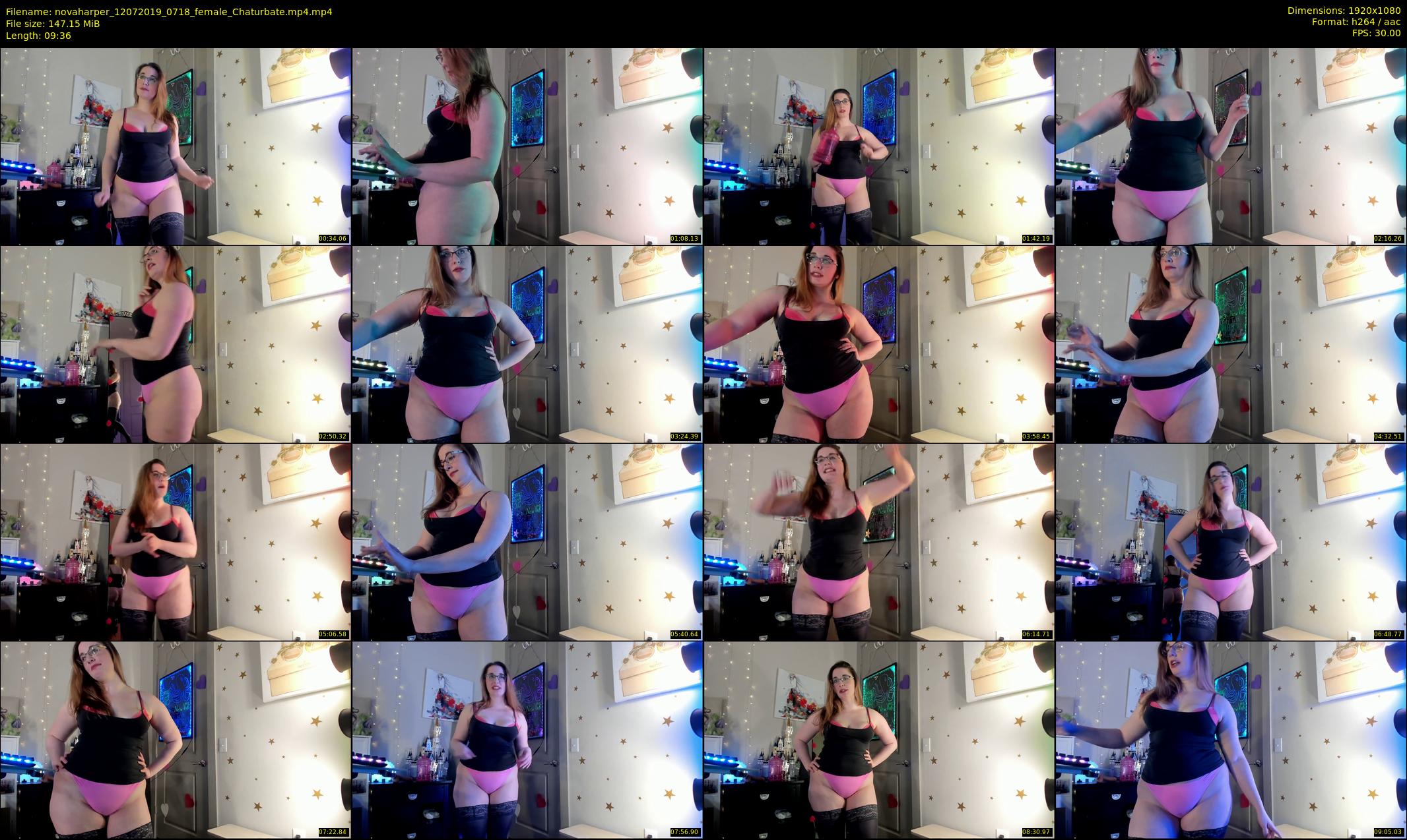novaharper — 10 minute Chaturbate female cam show recording, 1080p, Jul 12, 2019