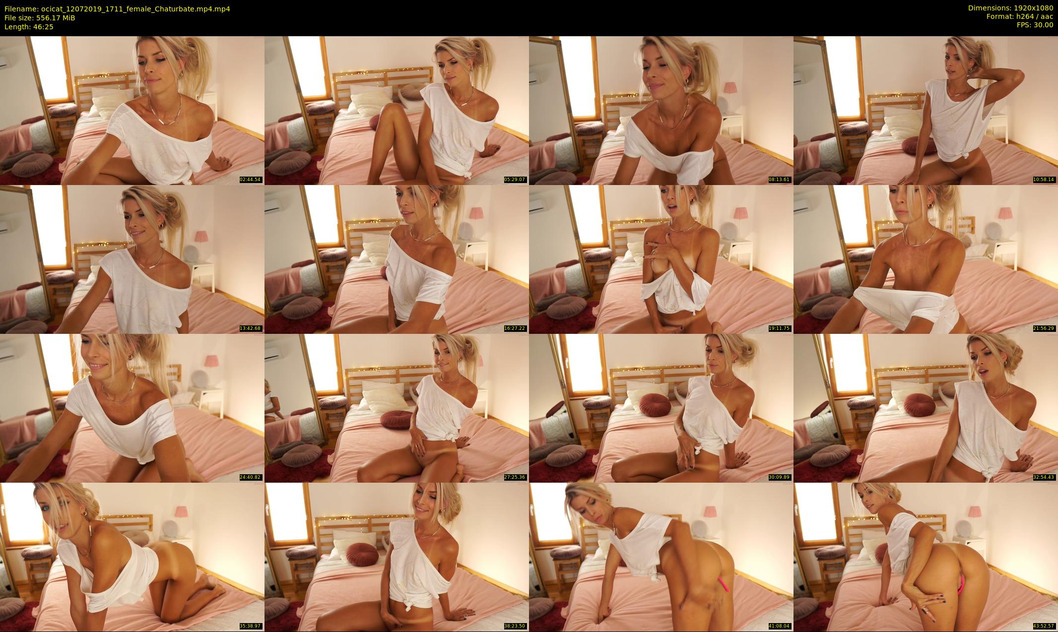 ocicat — 47 minute Chaturbate female cam show recording, 1080p, Jul 12, 2019