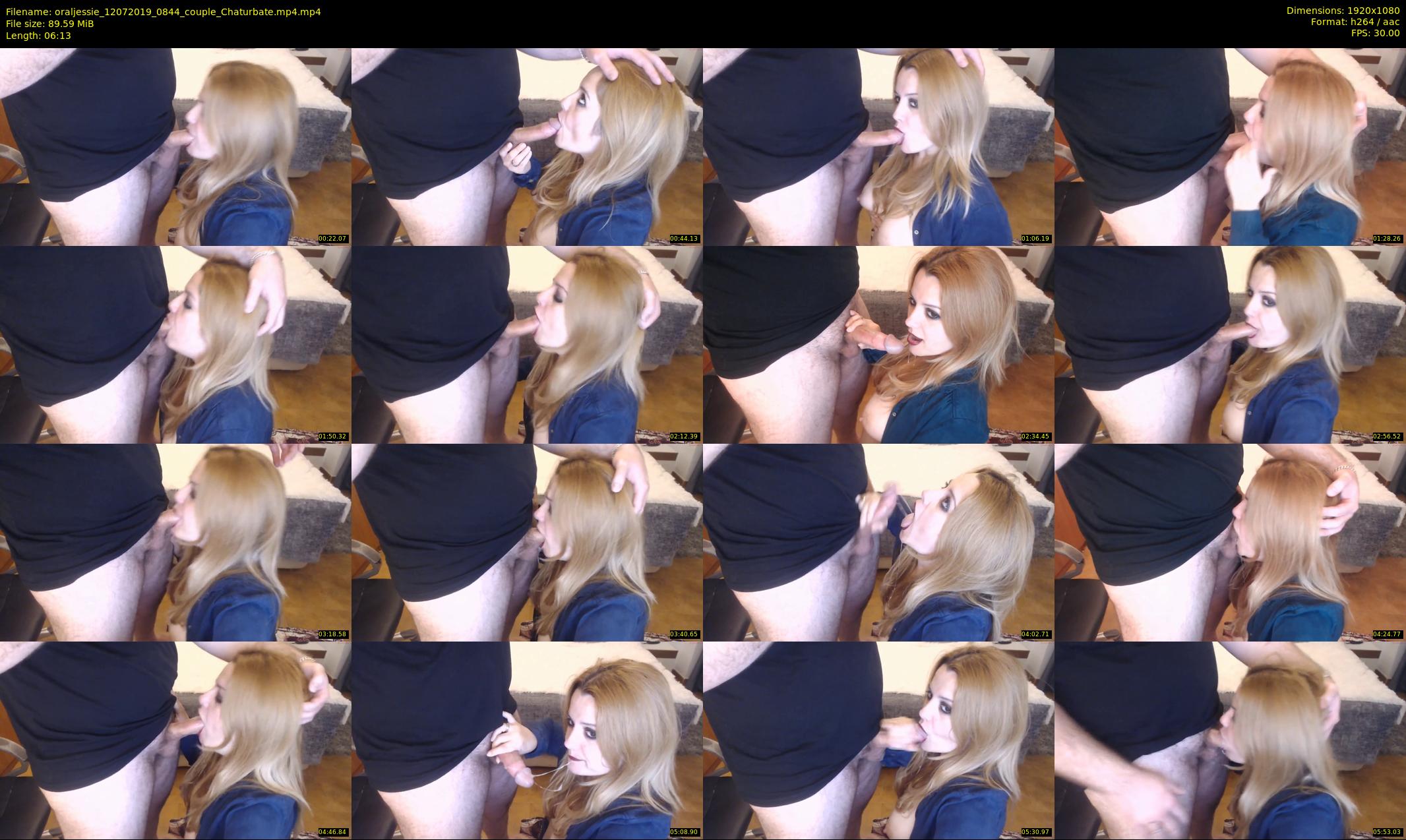 oraljessie — 7 minute Chaturbate couple cam show recording, 1080p, Jul 12, 2019