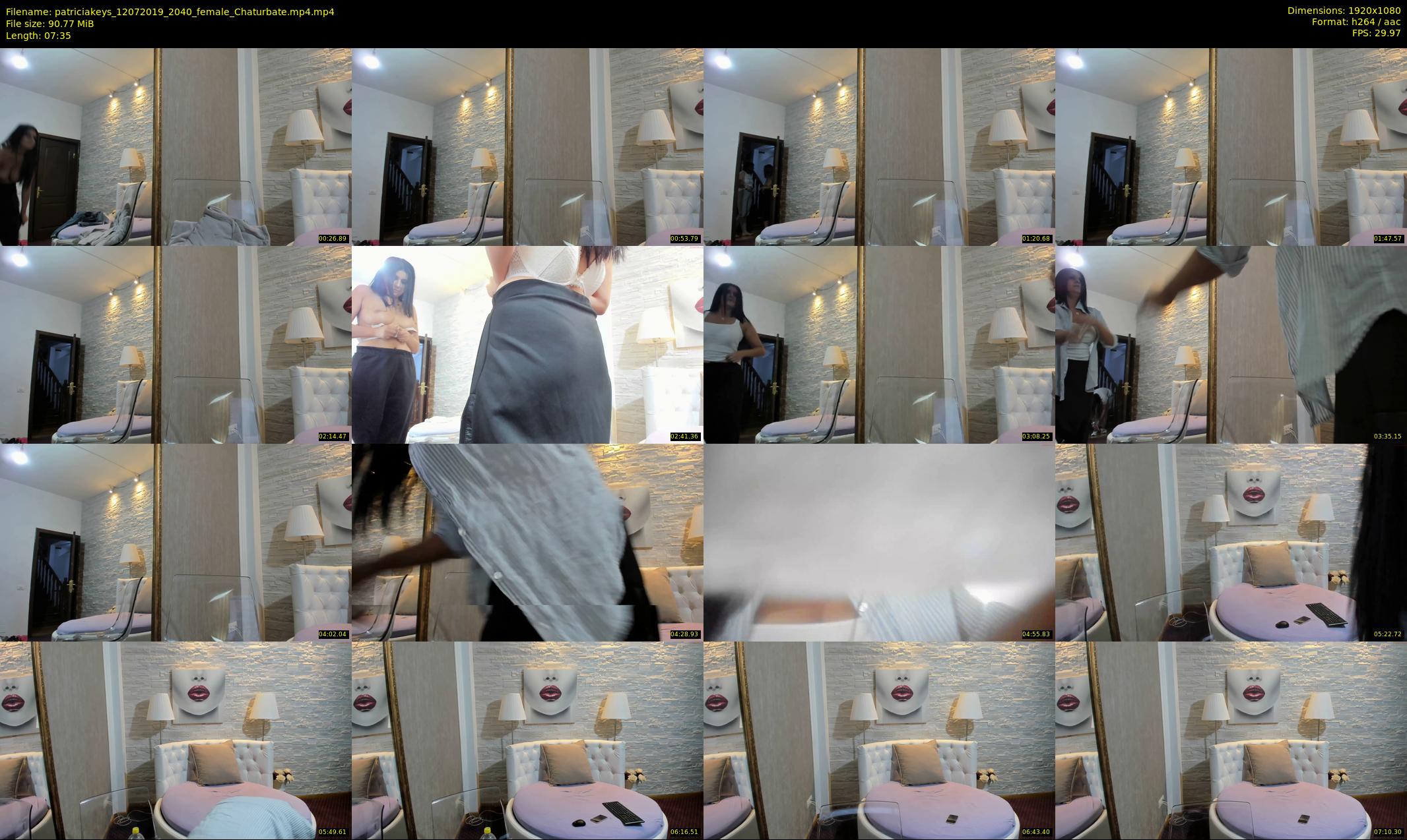 patriciakeys — 8 minute Chaturbate female cam show recording, 1080p, Jul 12, 2019