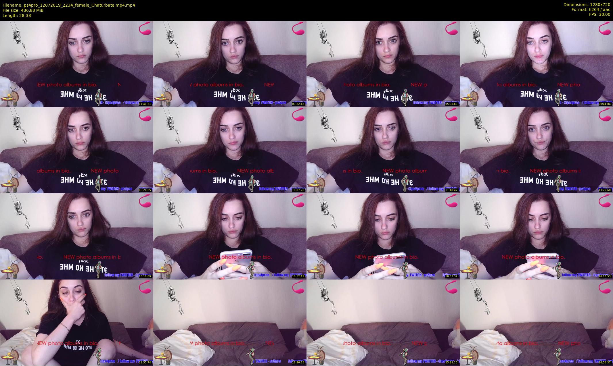 ps4pro — 29 minute Chaturbate female cam show recording, 720p, Jul 12, 2019