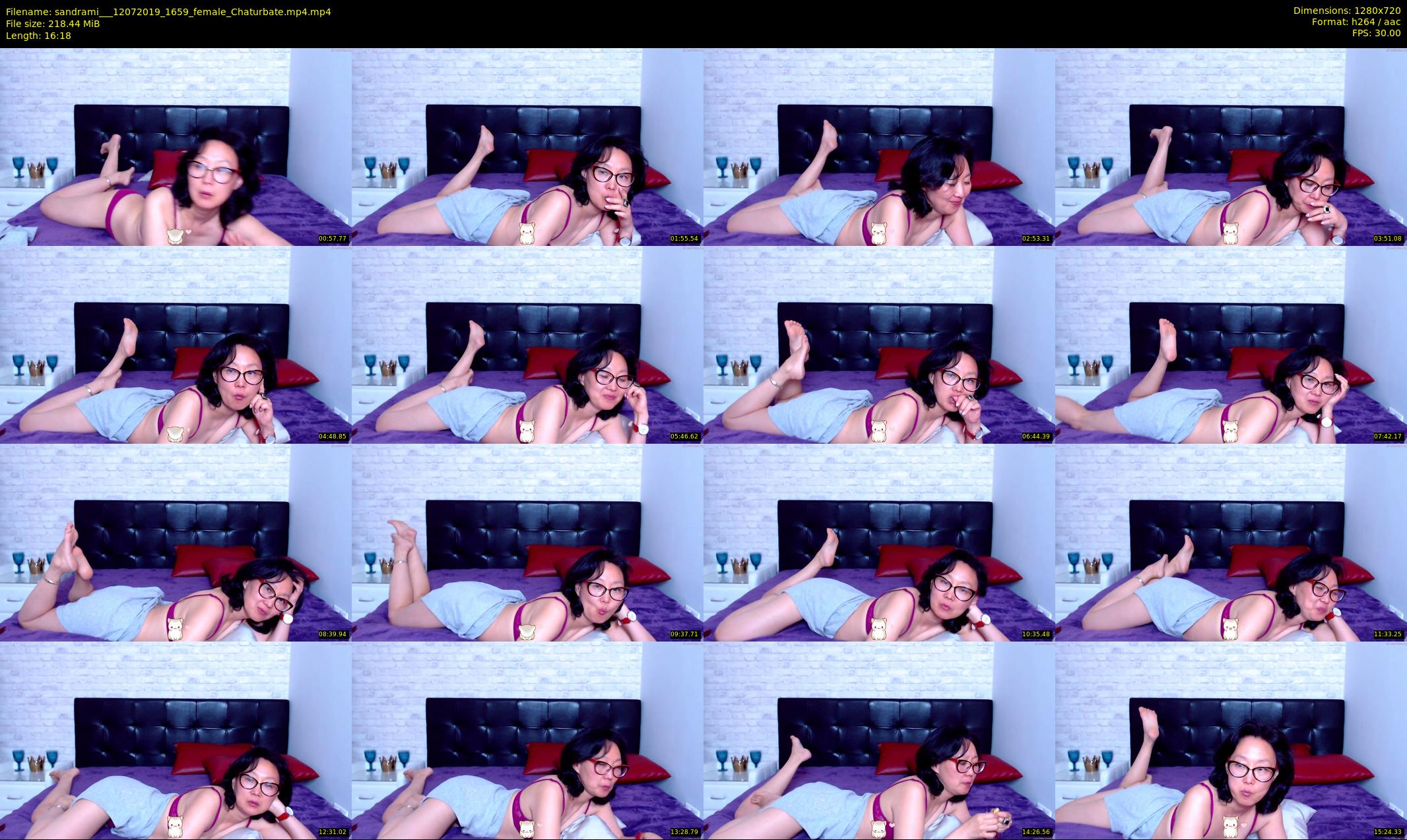 sandrami__ — 17 minute Chaturbate female cam show recording, 720p, Jul 12, 2019