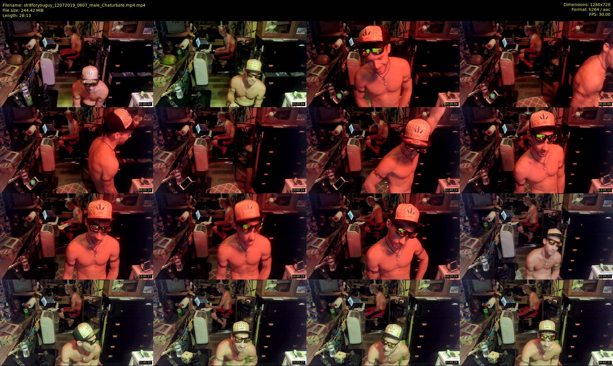 str8foryouguy — 29 minute Chaturbate male cam show recording, 720p, Jul 12, 2019
