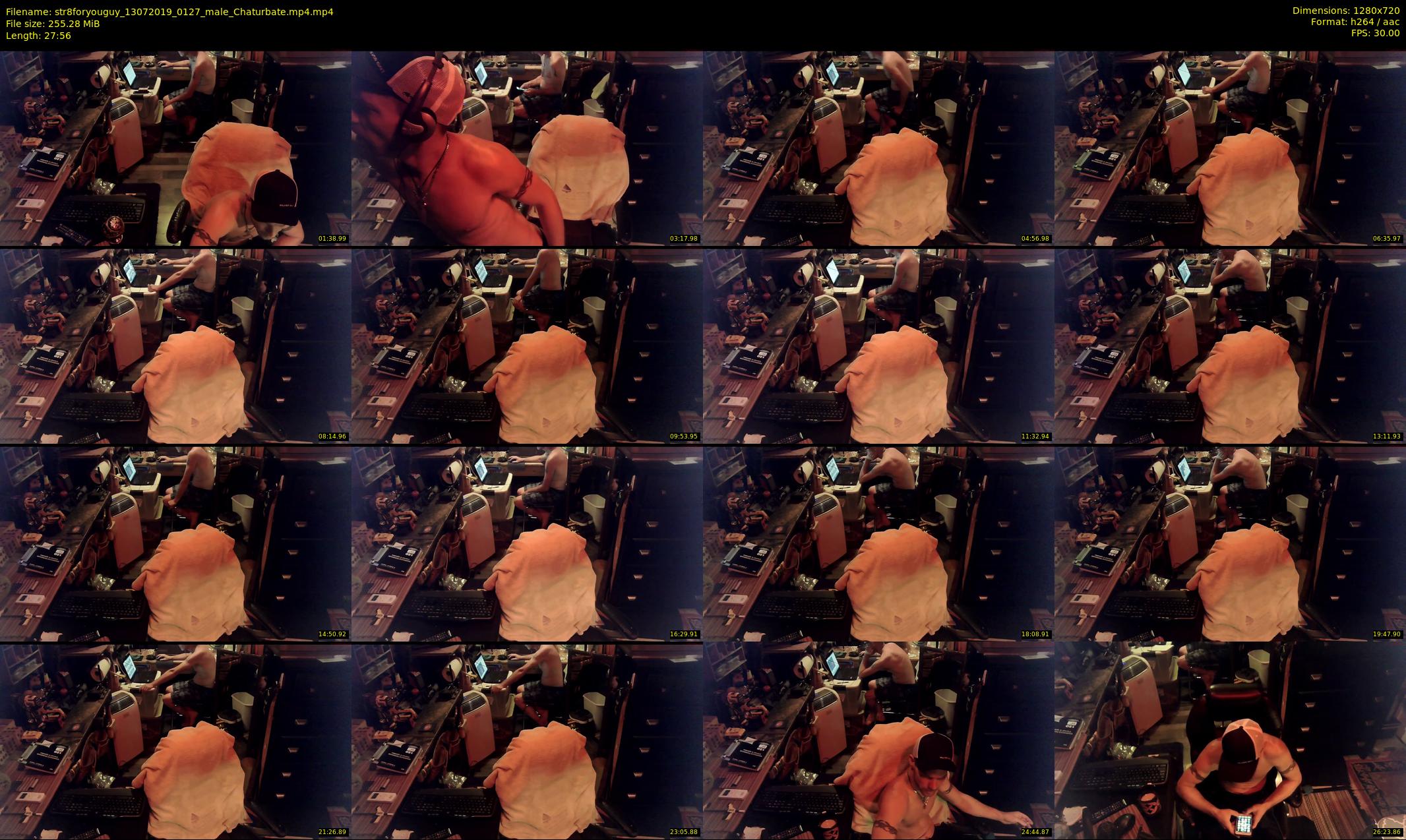 str8foryouguy — 28 minute Chaturbate male cam show recording, 720p, Jul 13, 2019