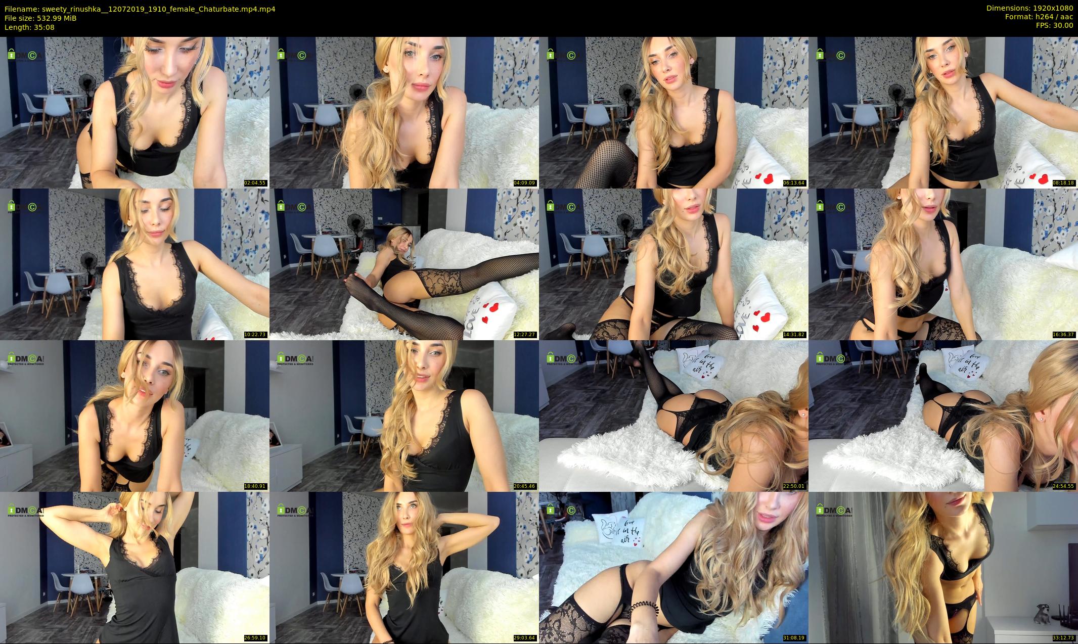 sweety_rinushka_ — 36 minute Chaturbate female cam show recording, 1080p, Jul 12, 2019