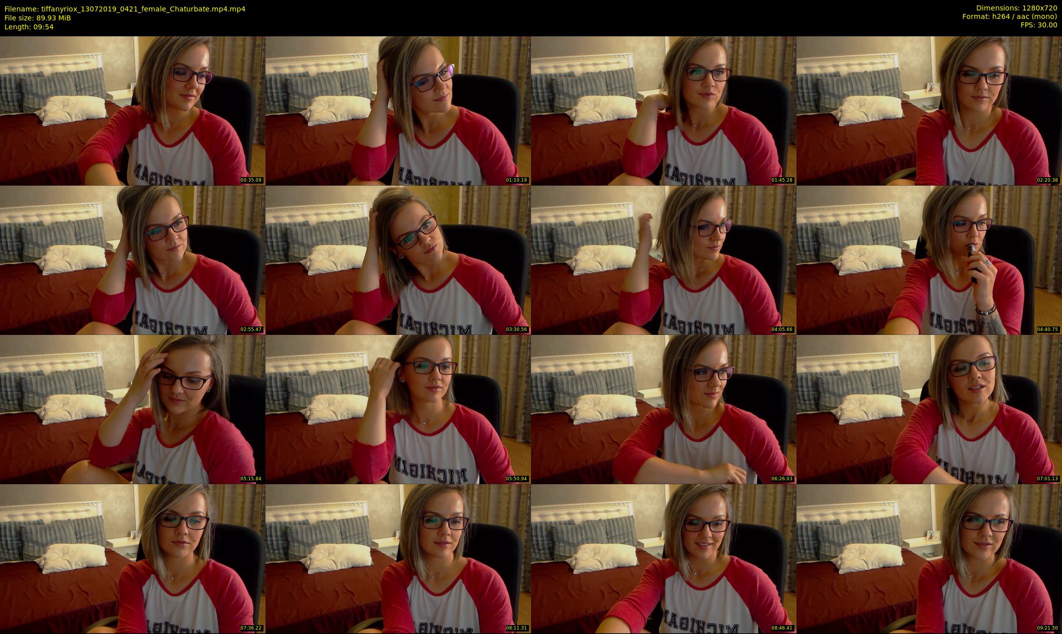 tiffanyriox — 10 minute Chaturbate female cam show recording, 720p, Jul 13, 2019