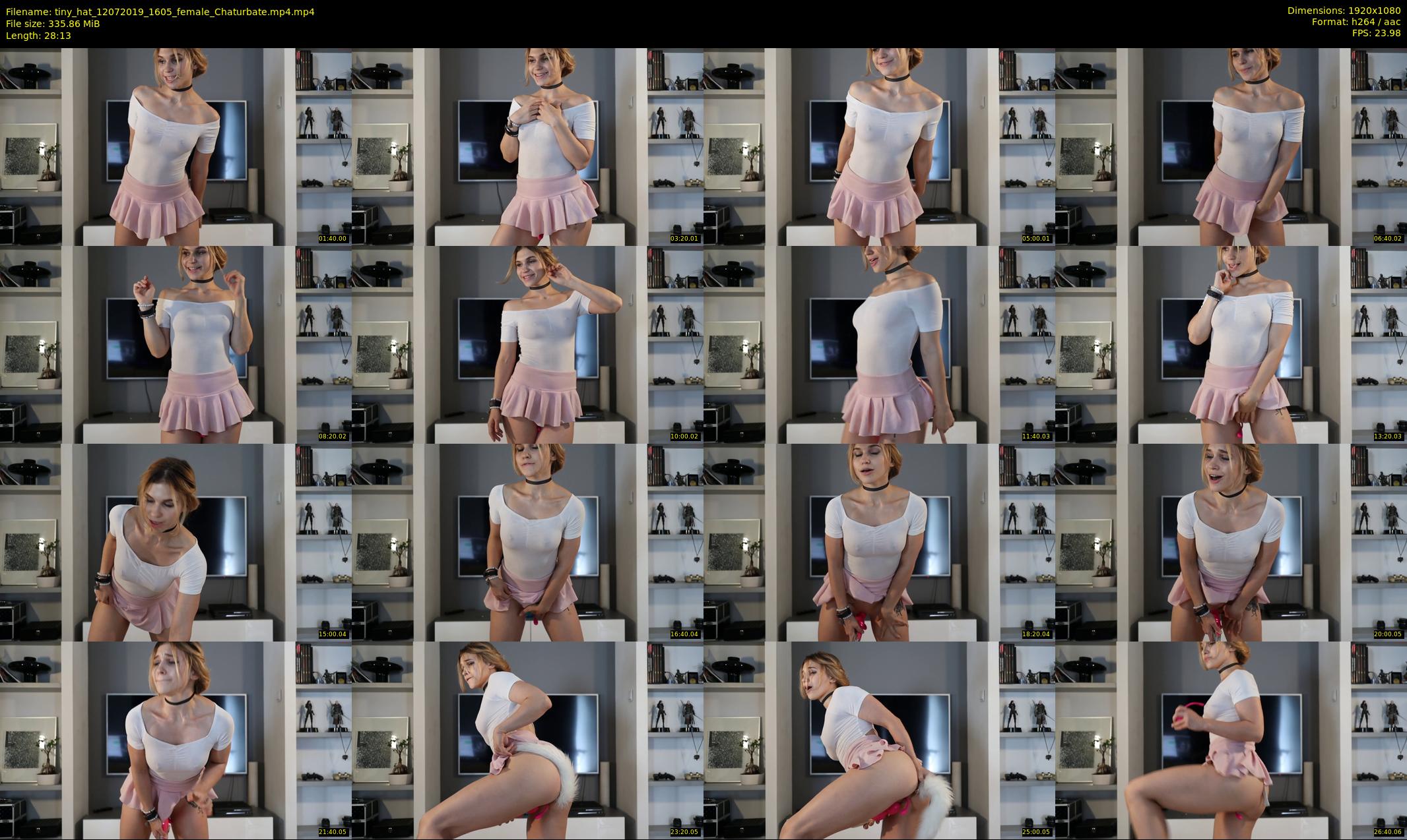 tiny_hat — 29 minute Chaturbate female cam show recording, 1080p, Jul 12, 2019