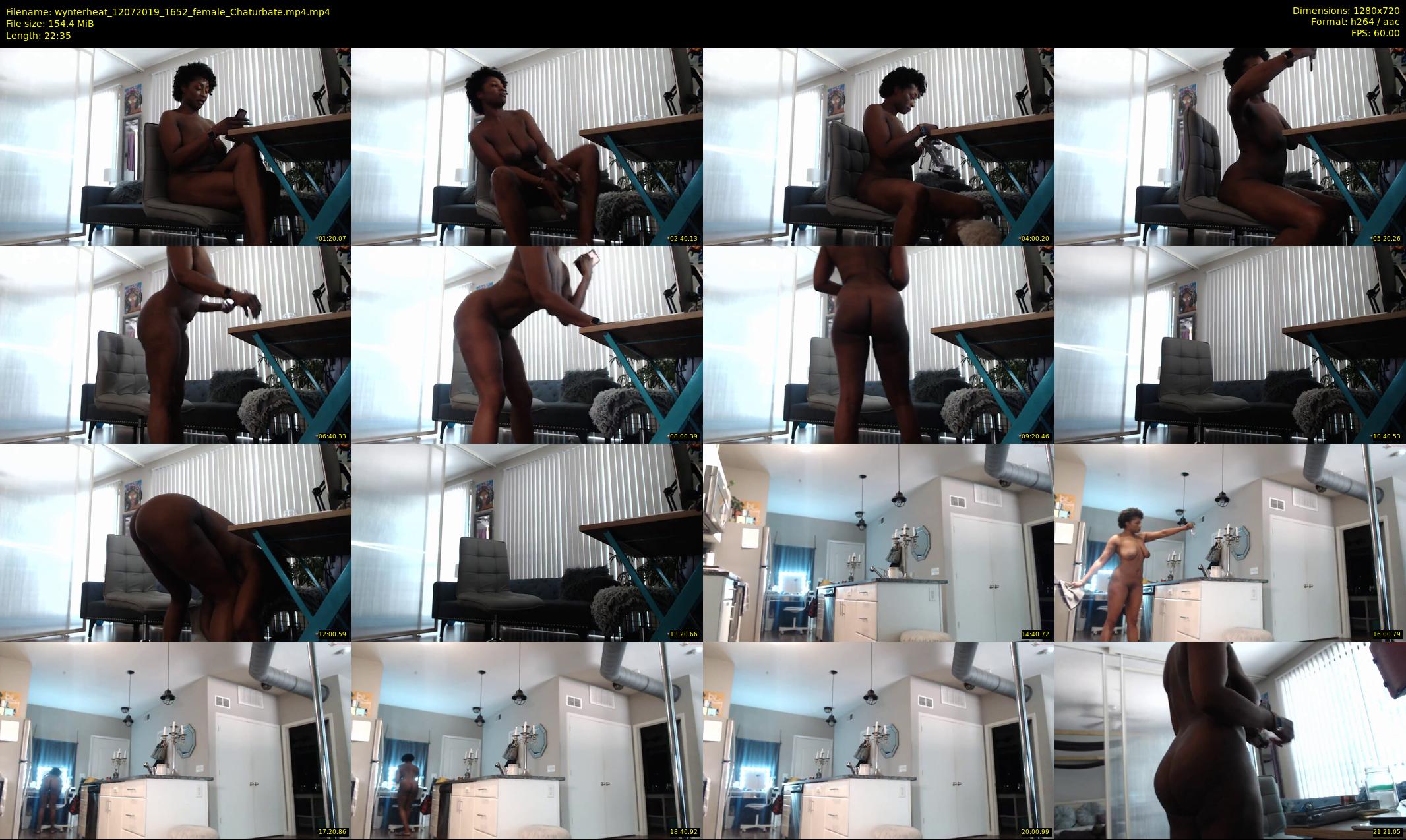 wynterheat — 23 minute Chaturbate female cam show recording, 720p, Jul 12, 2019