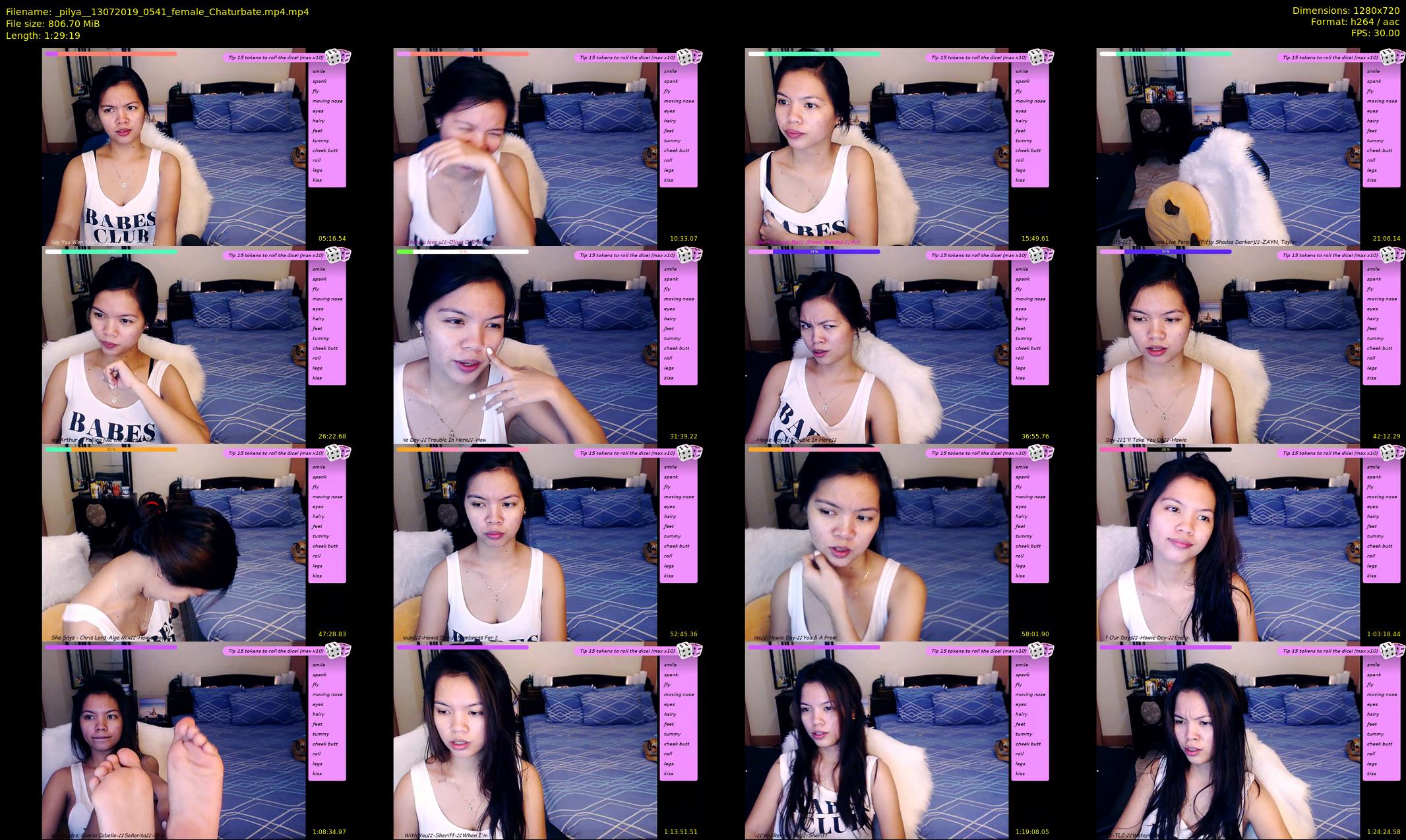 _pilya_ — 90 minute Chaturbate female cam show recording, 720p, Jul 13, 2019