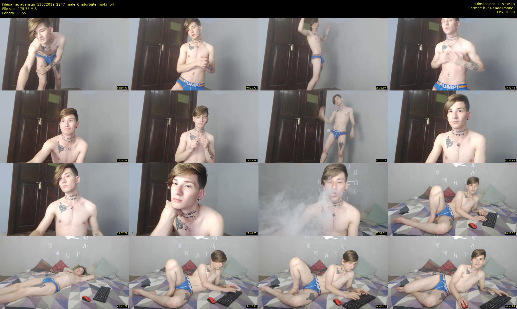adanstar — 37 minute Chaturbate male cam show recording, 480p, Jul 13, 2019