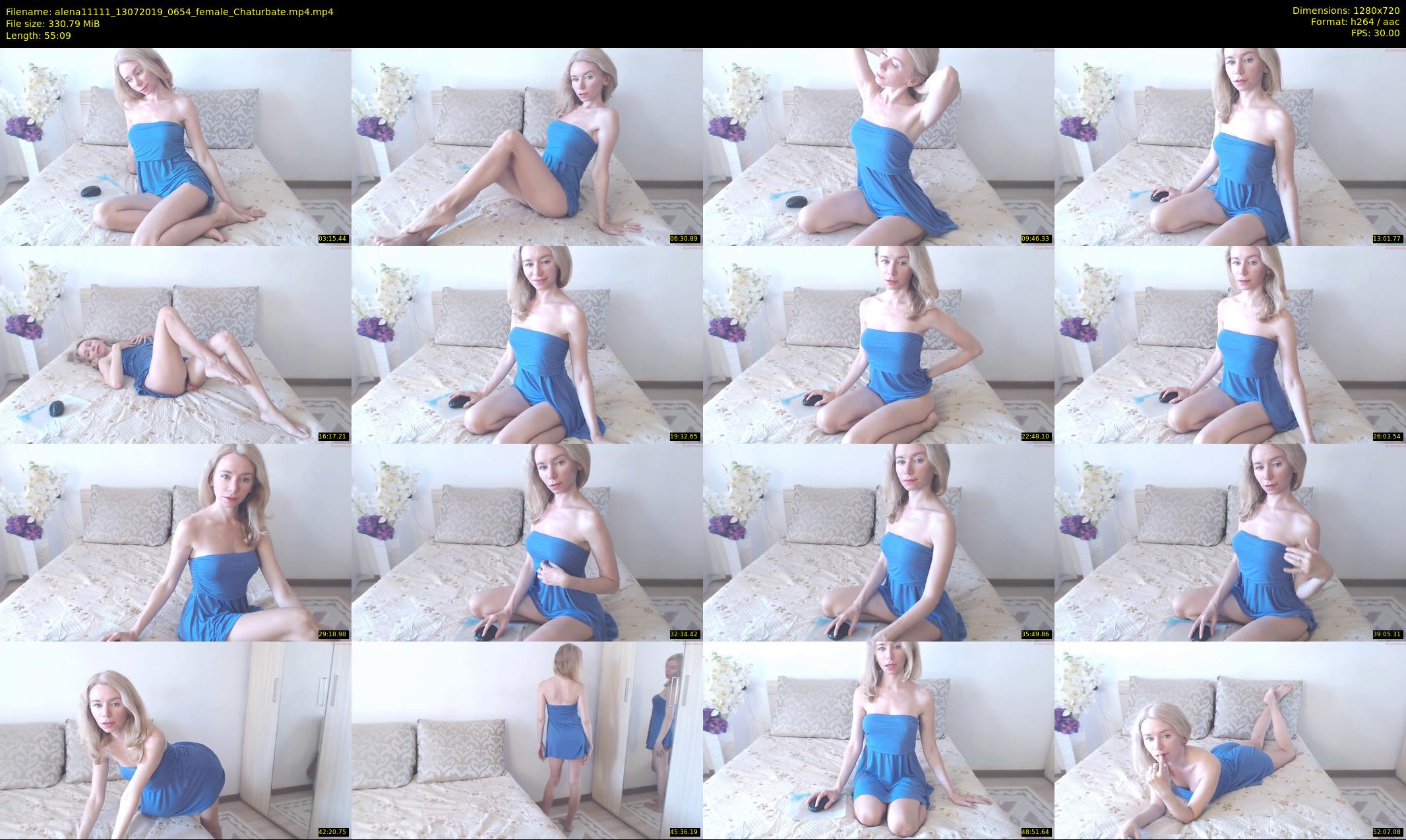 alena11111 — 56 minute Chaturbate female cam show recording, 720p, Jul 13, 2019