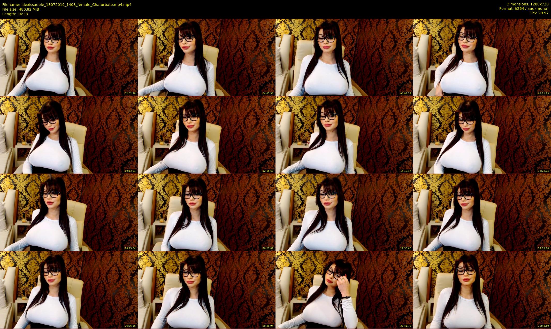 alexissadele — 35 minute Chaturbate female cam show recording, 720p, Jul 13, 2019
