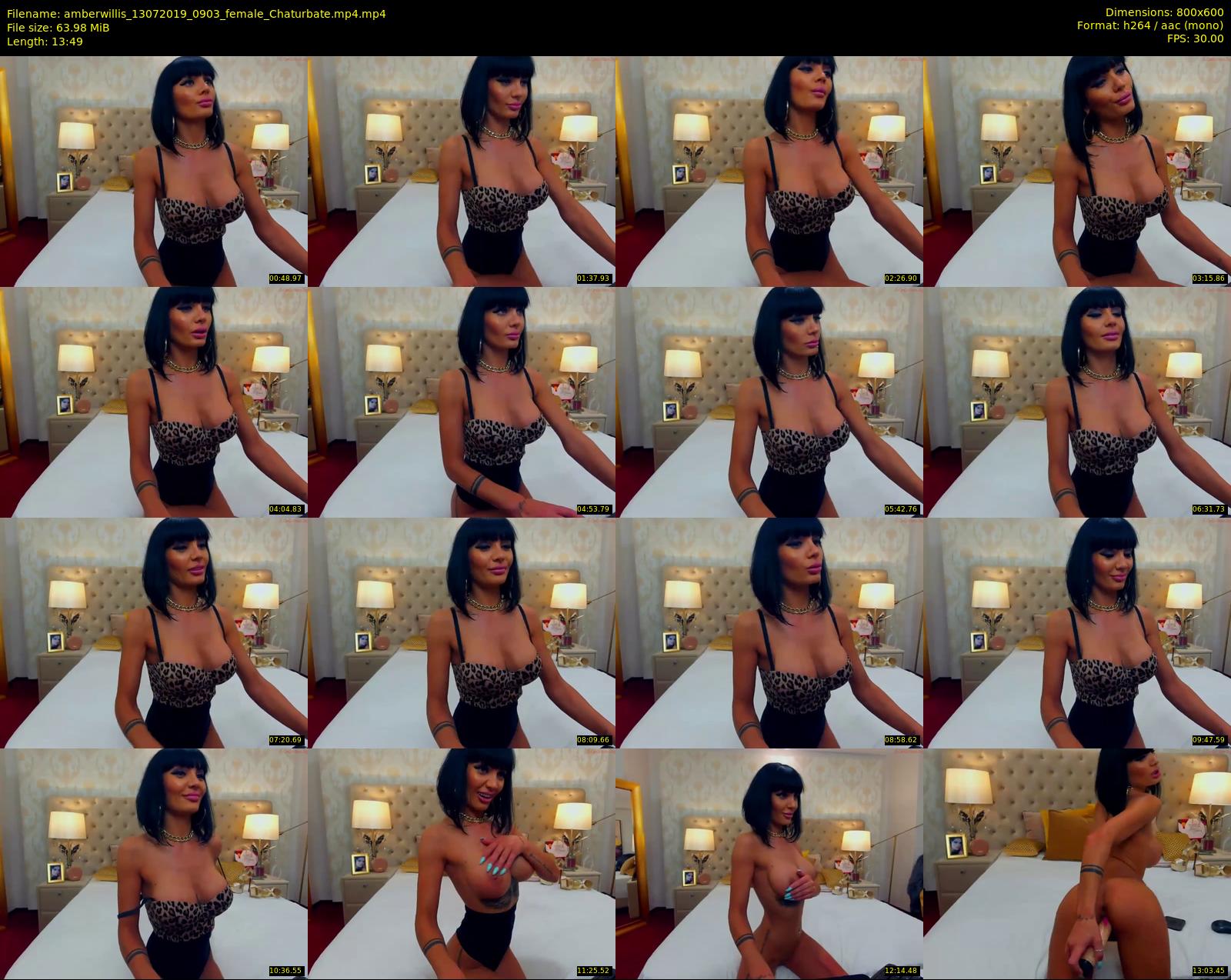 amberwillis — 14 minute Chaturbate female cam show recording, 480p, Jul 13, 2019