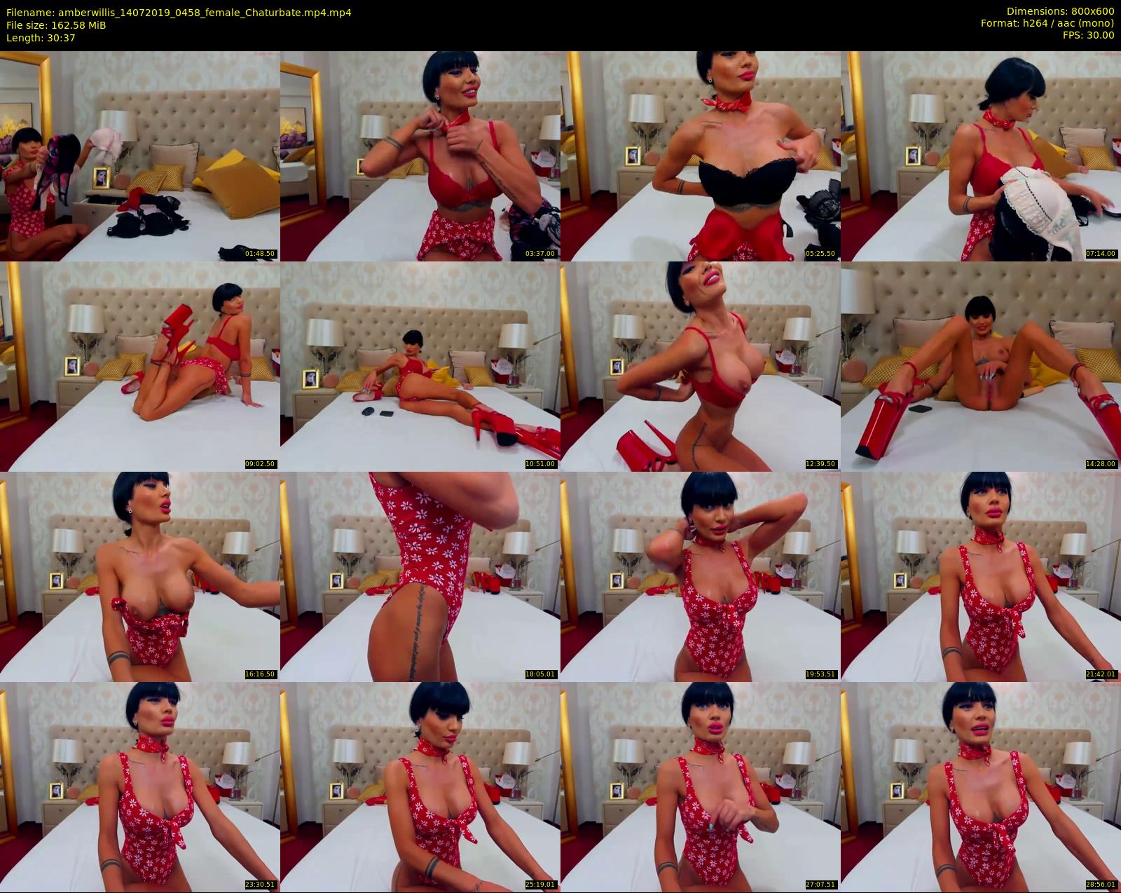 amberwillis — 31 minute Chaturbate female cam show recording, 480p, Jul 14, 2019