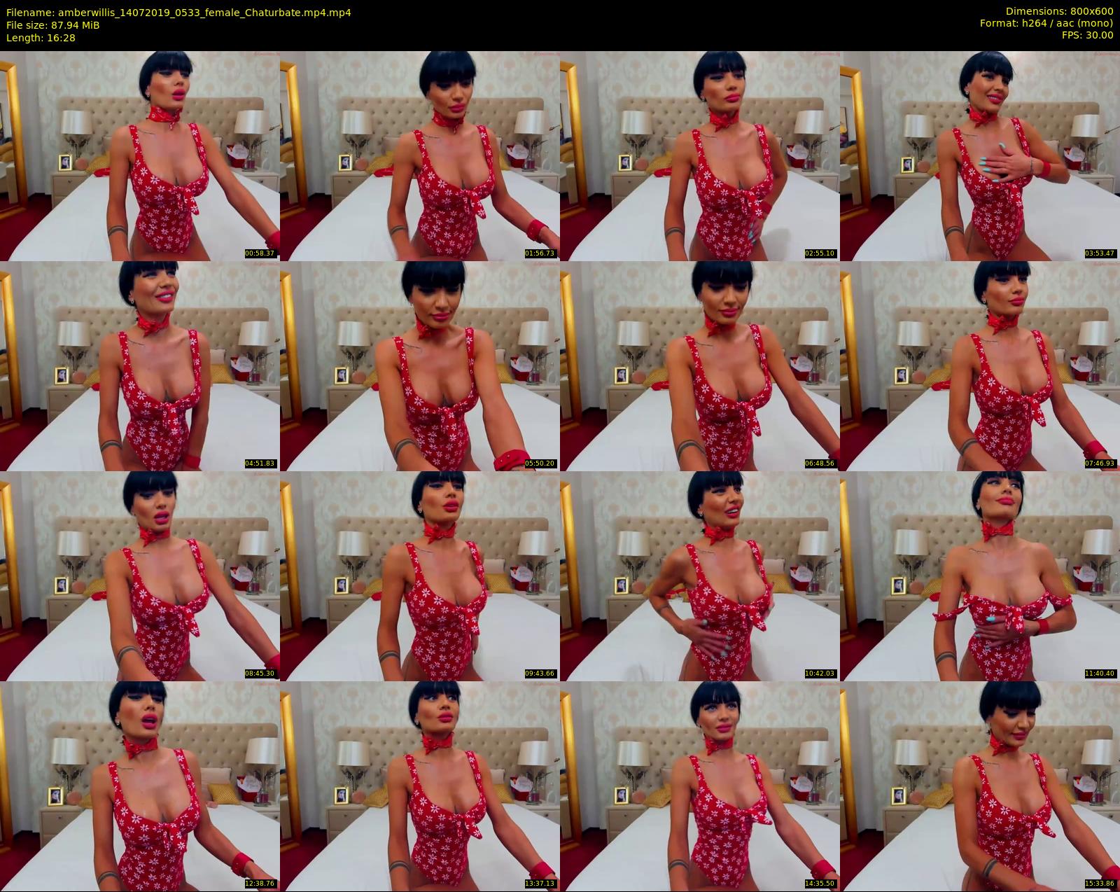 amberwillis — 17 minute Chaturbate female cam show recording, 480p, Jul 14, 2019