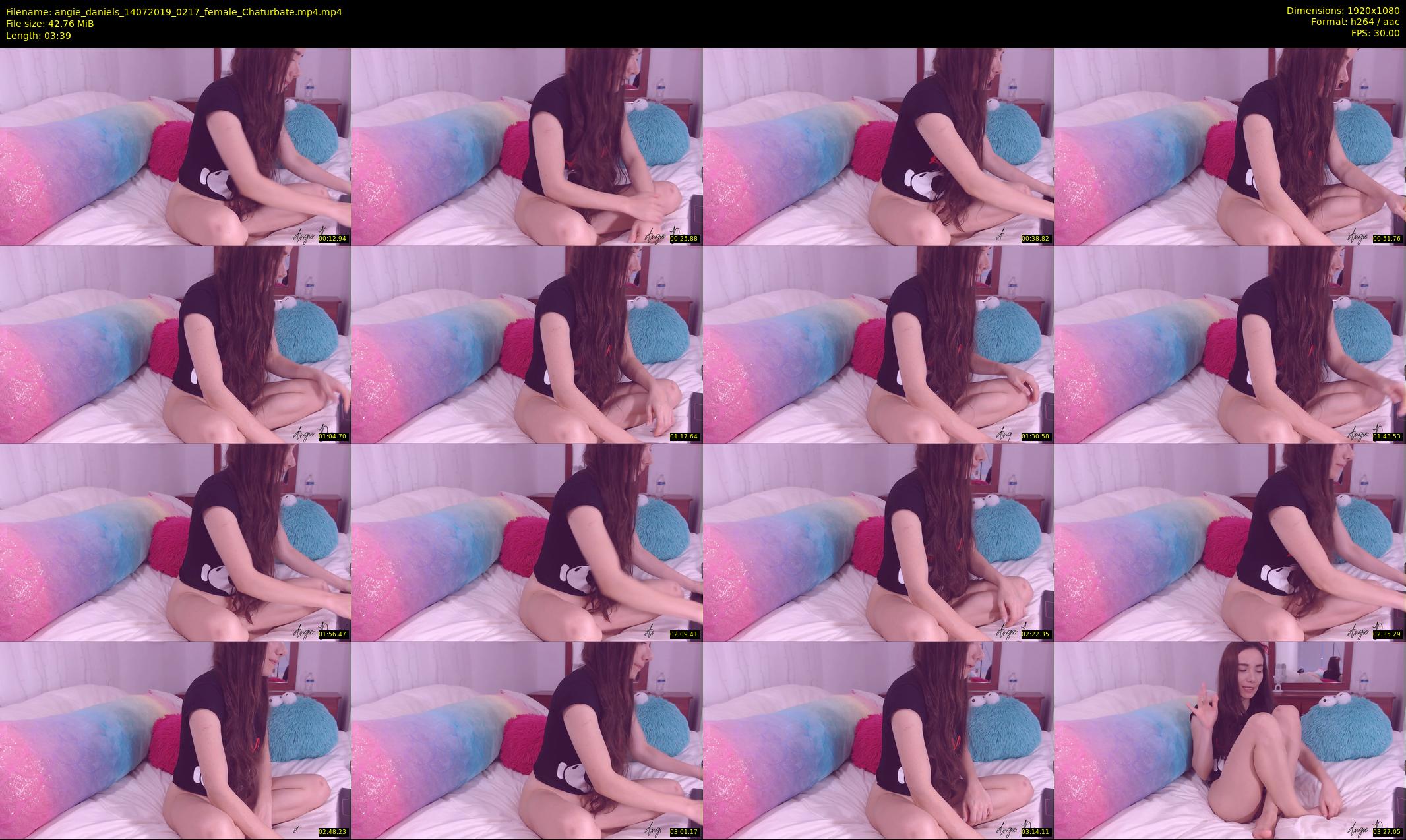 angie_daniels — 4 minute Chaturbate female cam show recording, 1080p, Jul 14, 2019