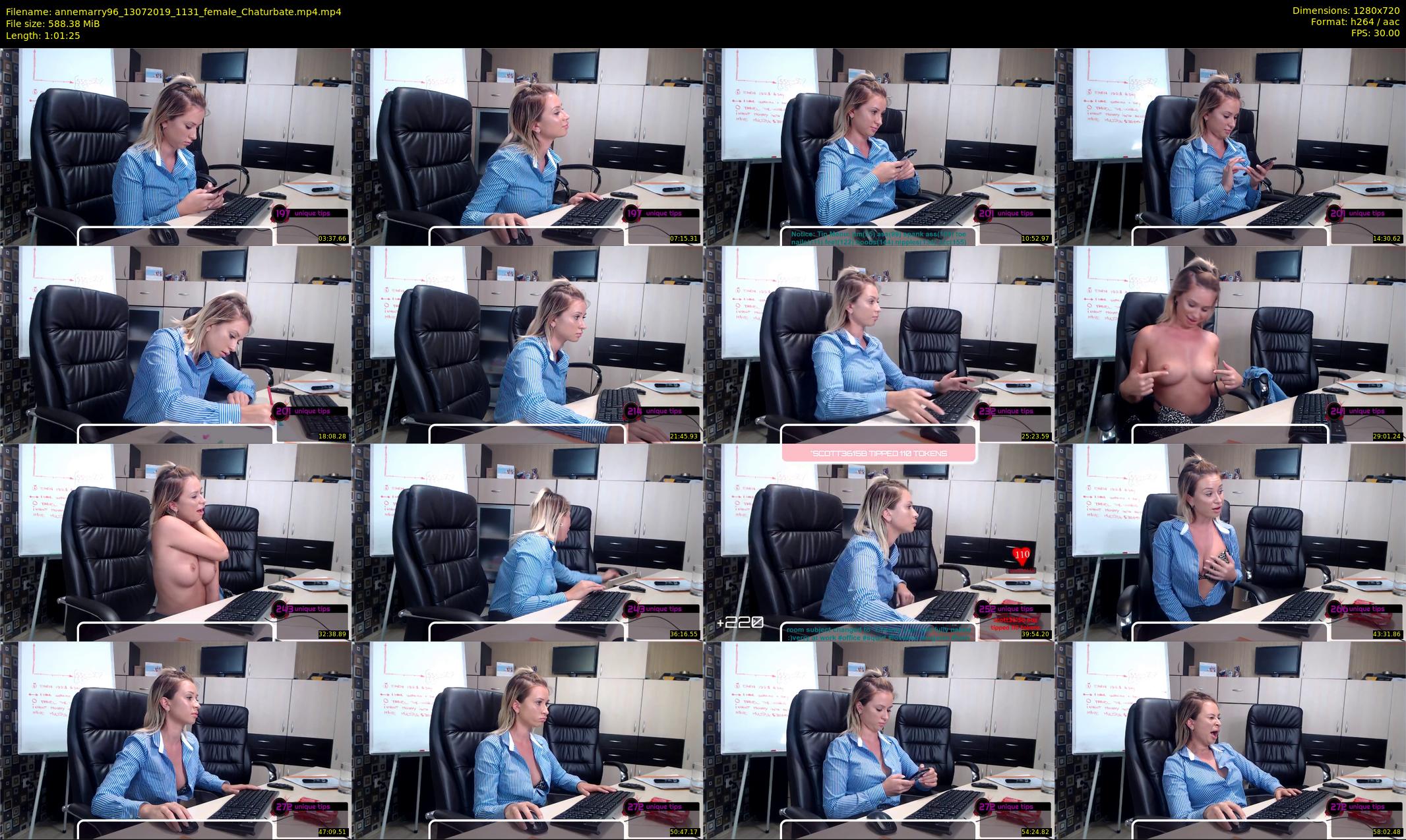 annemarry96 — 62 minute Chaturbate female cam show recording, 720p, Jul 13, 2019