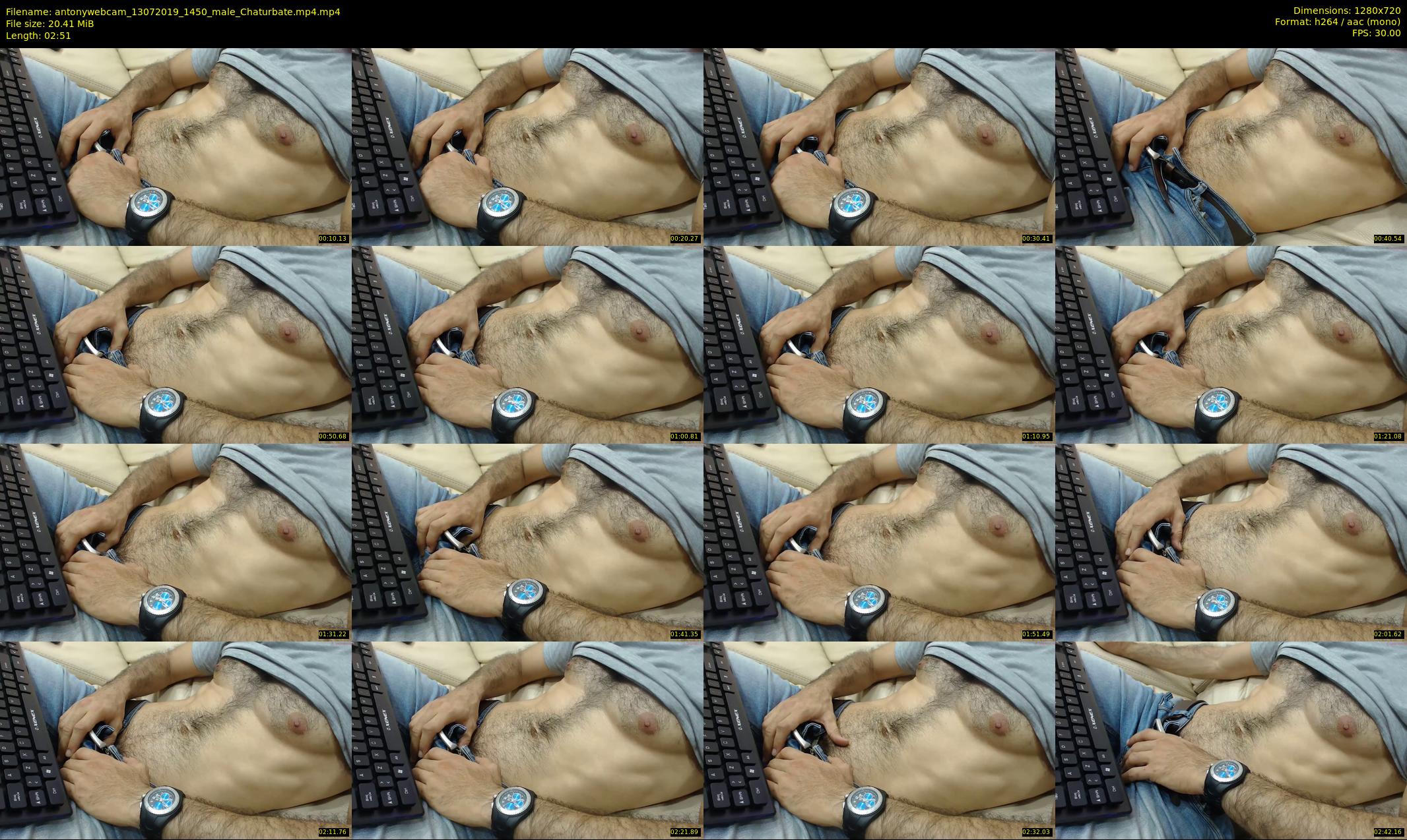 antonywebcam — 3 minute Chaturbate male cam show recording, 720p, Jul 13, 2019