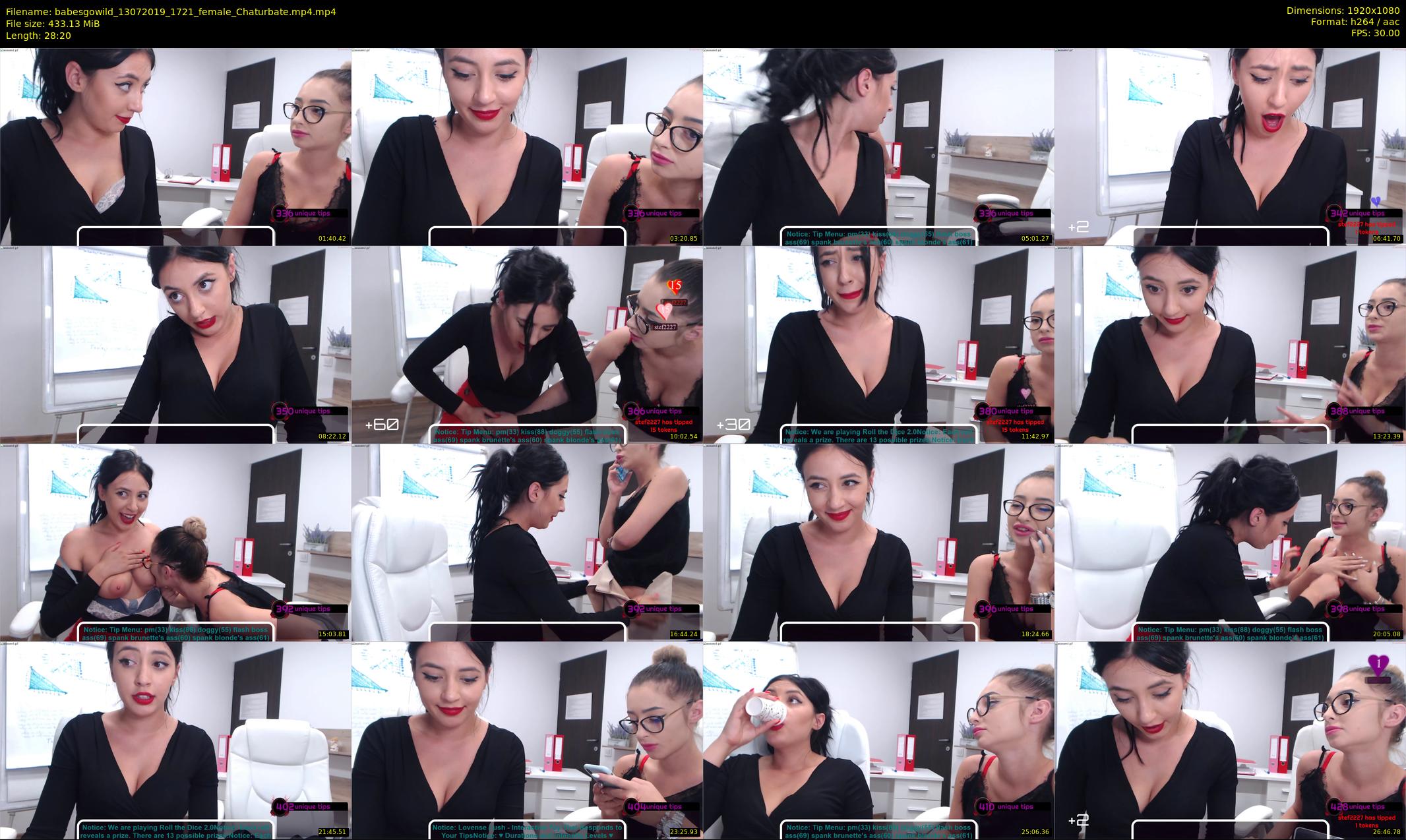 babesgowild — 29 minute Chaturbate couple cam show recording, 1080p, Jul 13, 2019