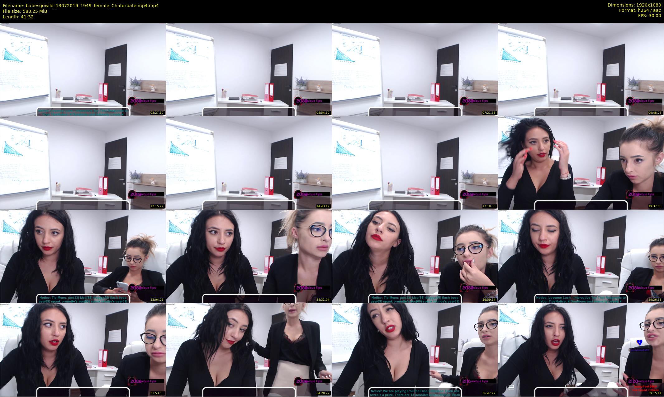 babesgowild — 42 minute Chaturbate couple cam show recording, 1080p, Jul 13, 2019