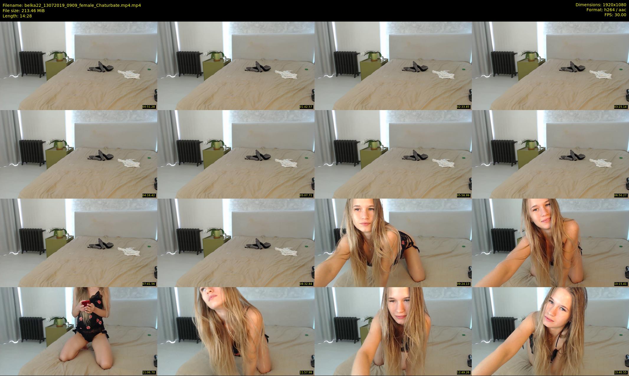 belka22 — 15 minute Chaturbate female cam show recording, 1080p, Jul 13, 2019