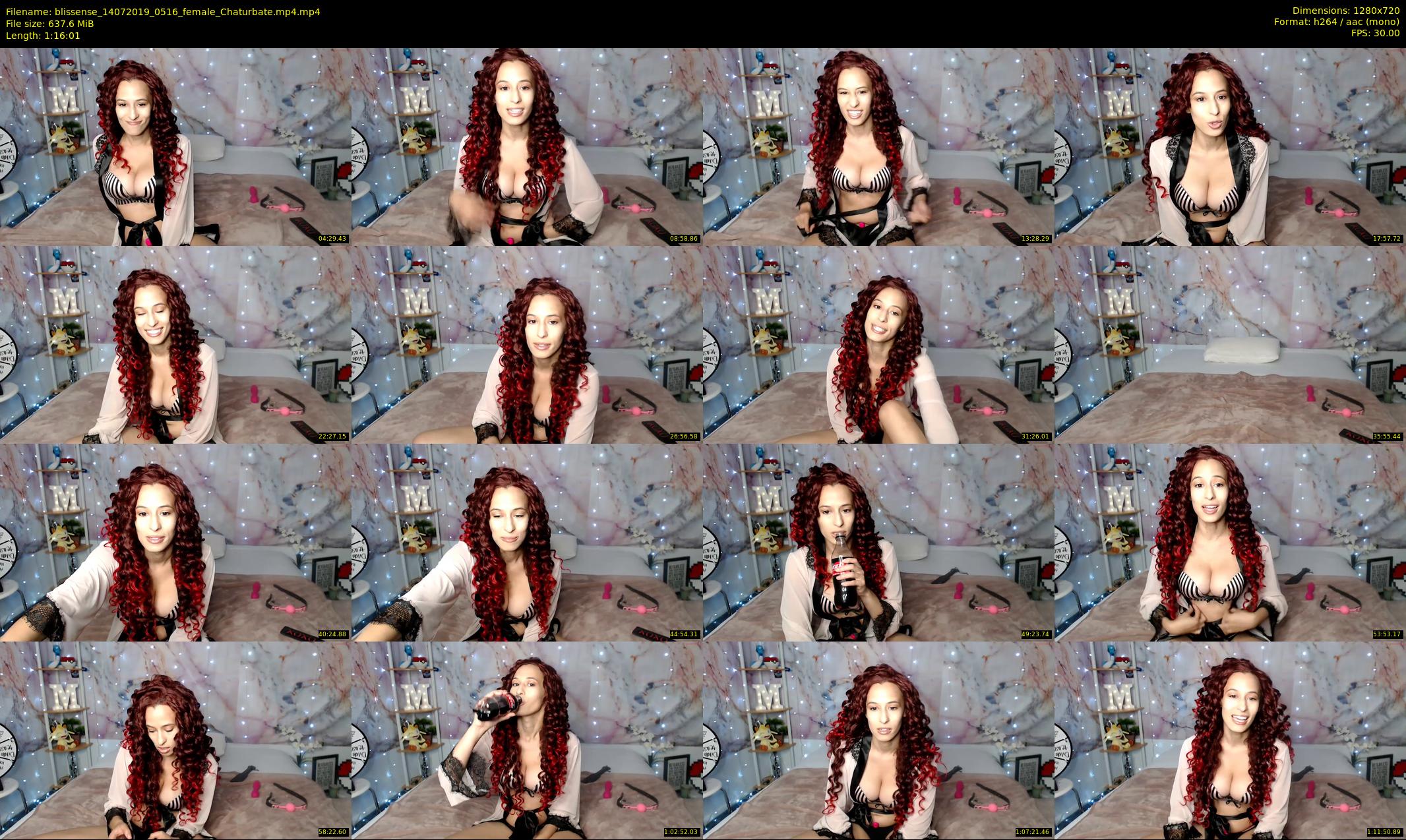 blissense — 77 minute Chaturbate female cam show recording, 720p, Jul 14, 2019