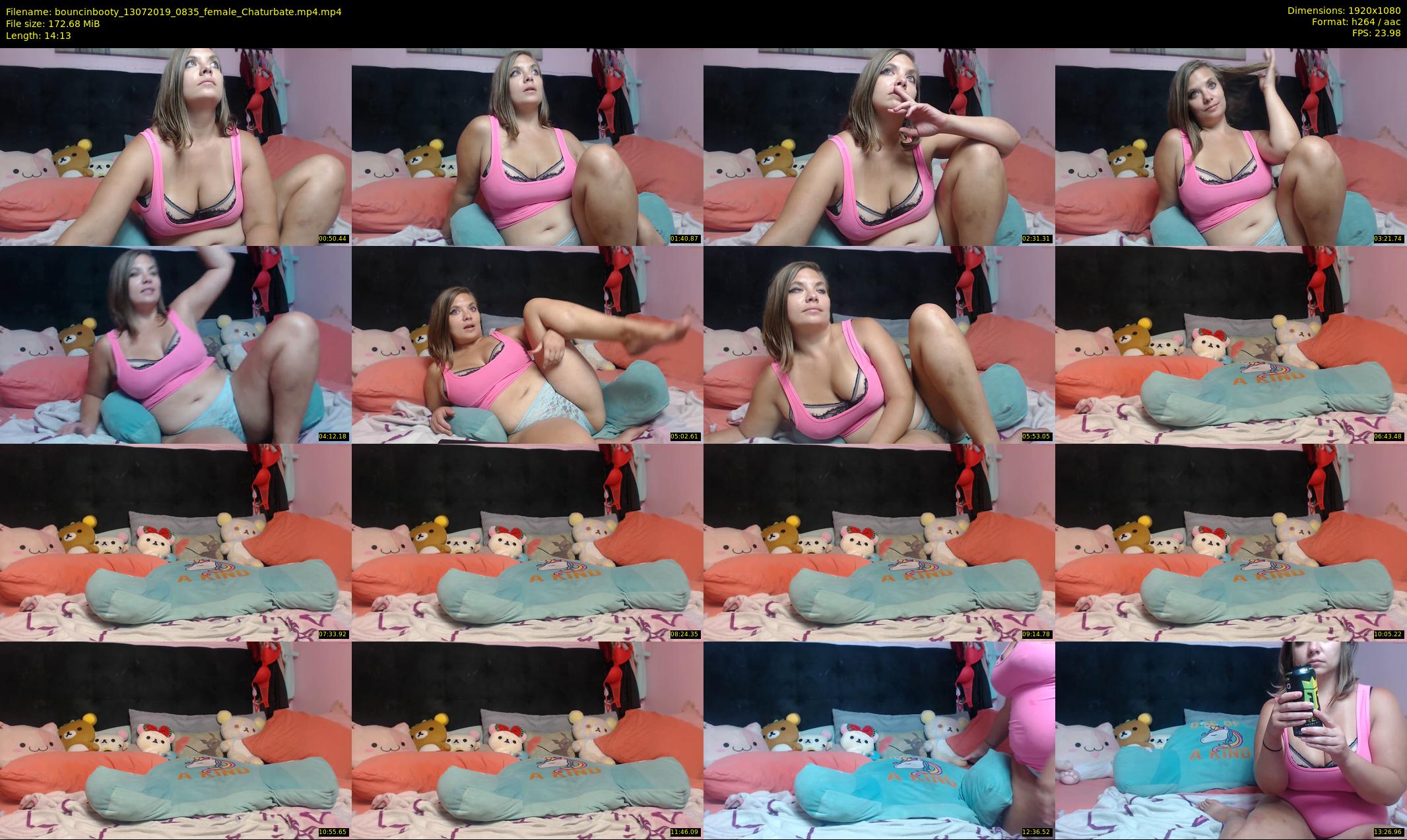 bouncinbooty — 15 minute Chaturbate female cam show recording, 1080p, Jul 13, 2019