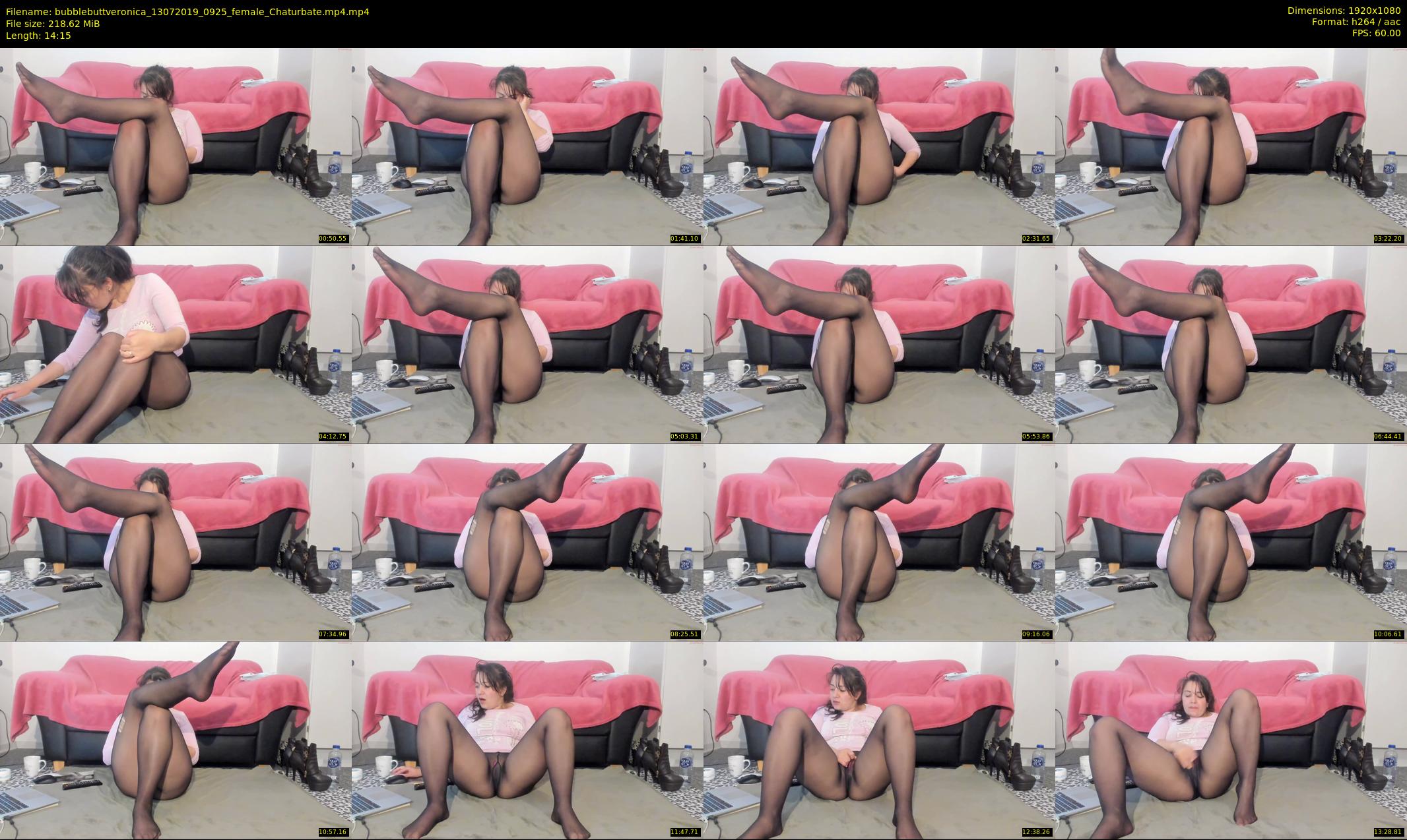 bubblebuttveronica — 15 minute Chaturbate female cam show recording, 1080p, Jul 13, 2019