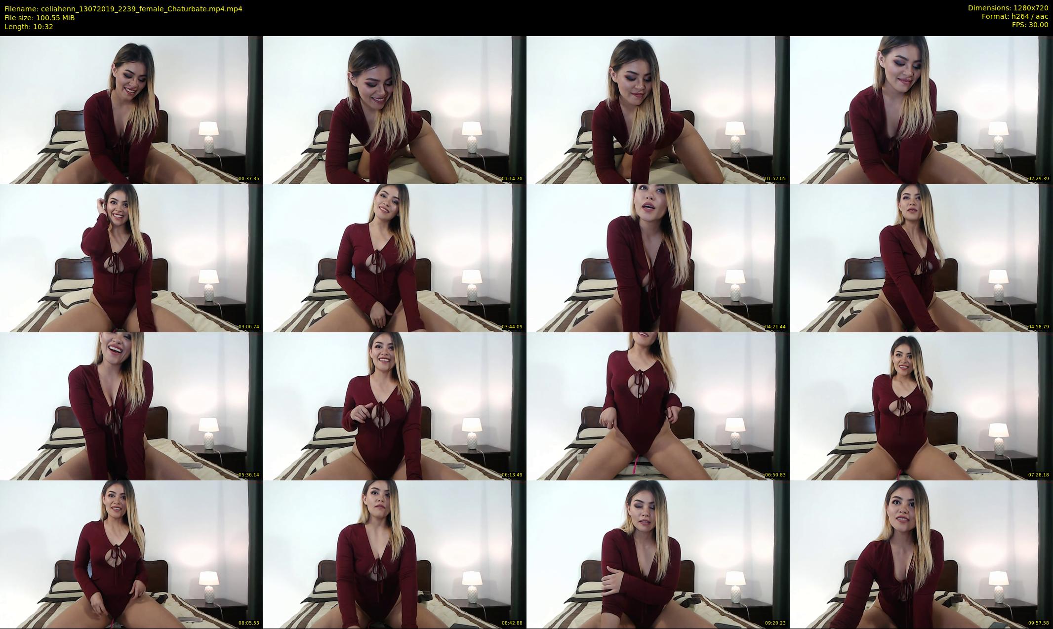 celiahenn — 11 minute Chaturbate female cam show recording, 720p, Jul 13, 2019
