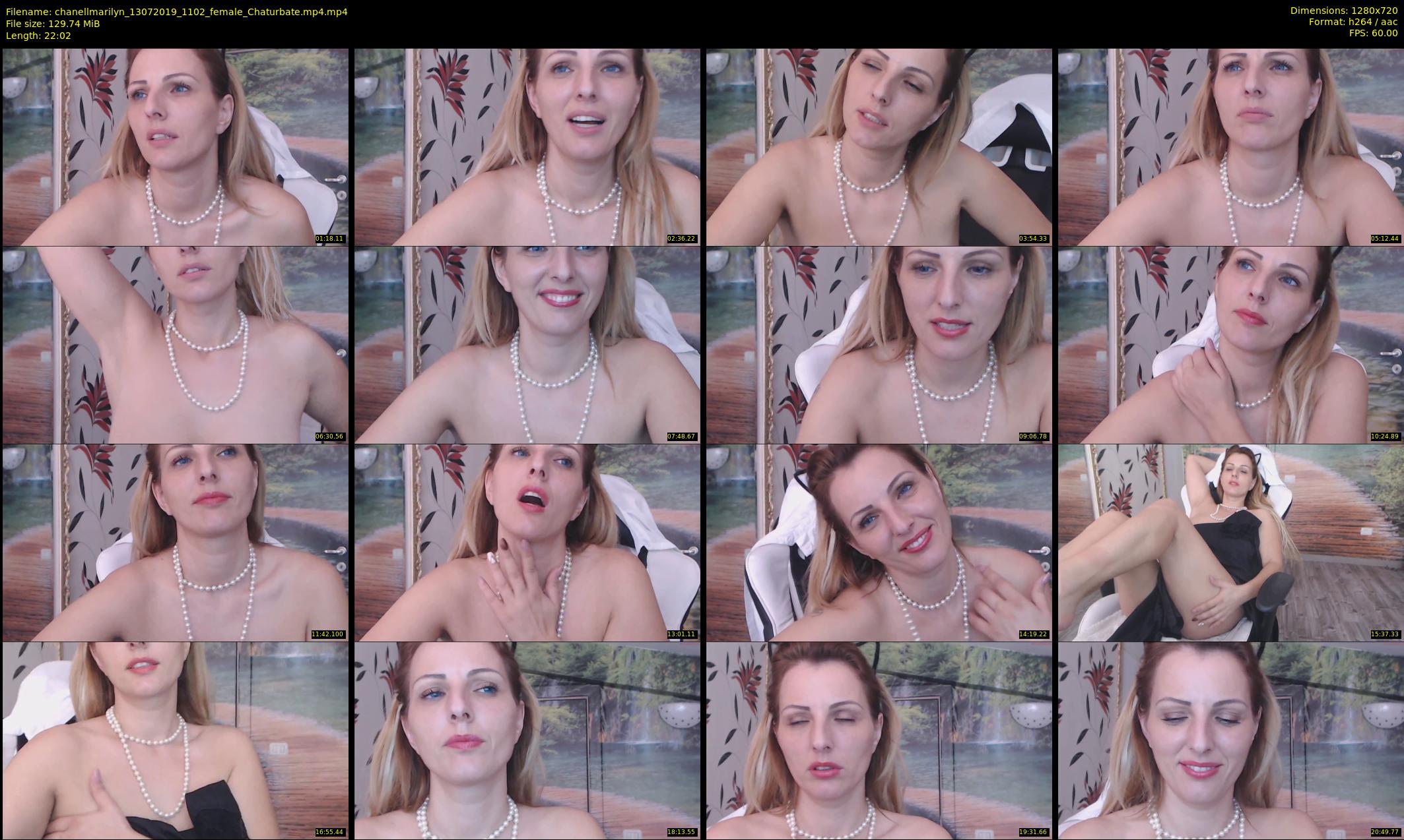 chanellmarilyn — 23 minute Chaturbate female cam show recording, 720p, Jul 13, 2019