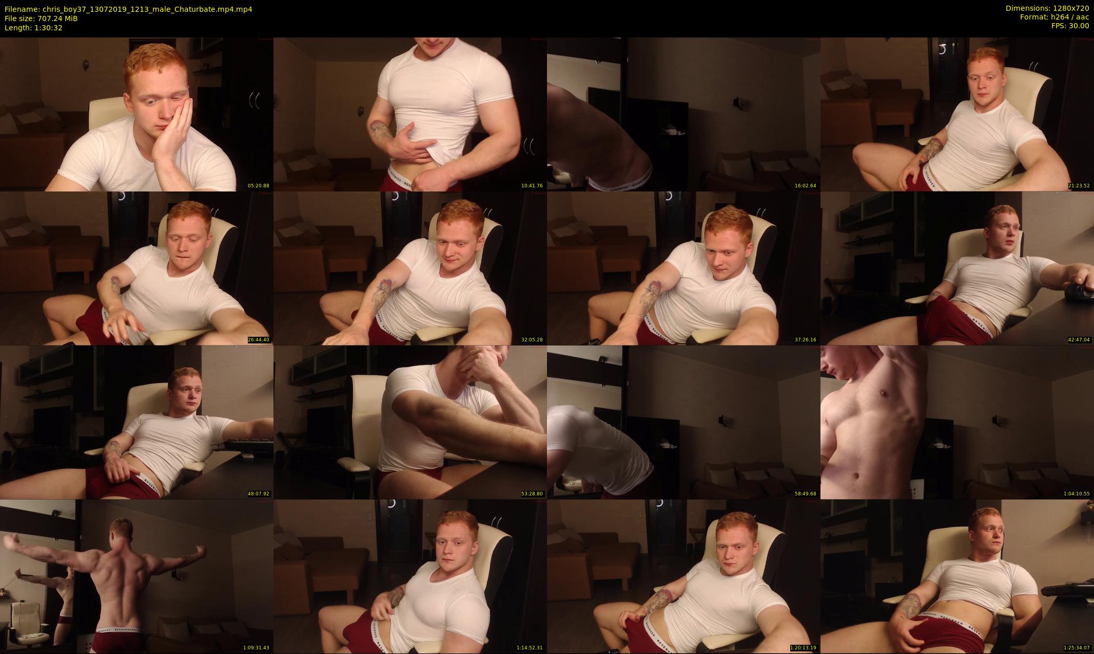 chris_boy37 — 91 minute Chaturbate male cam show recording, 720p, Jul 13, 2019