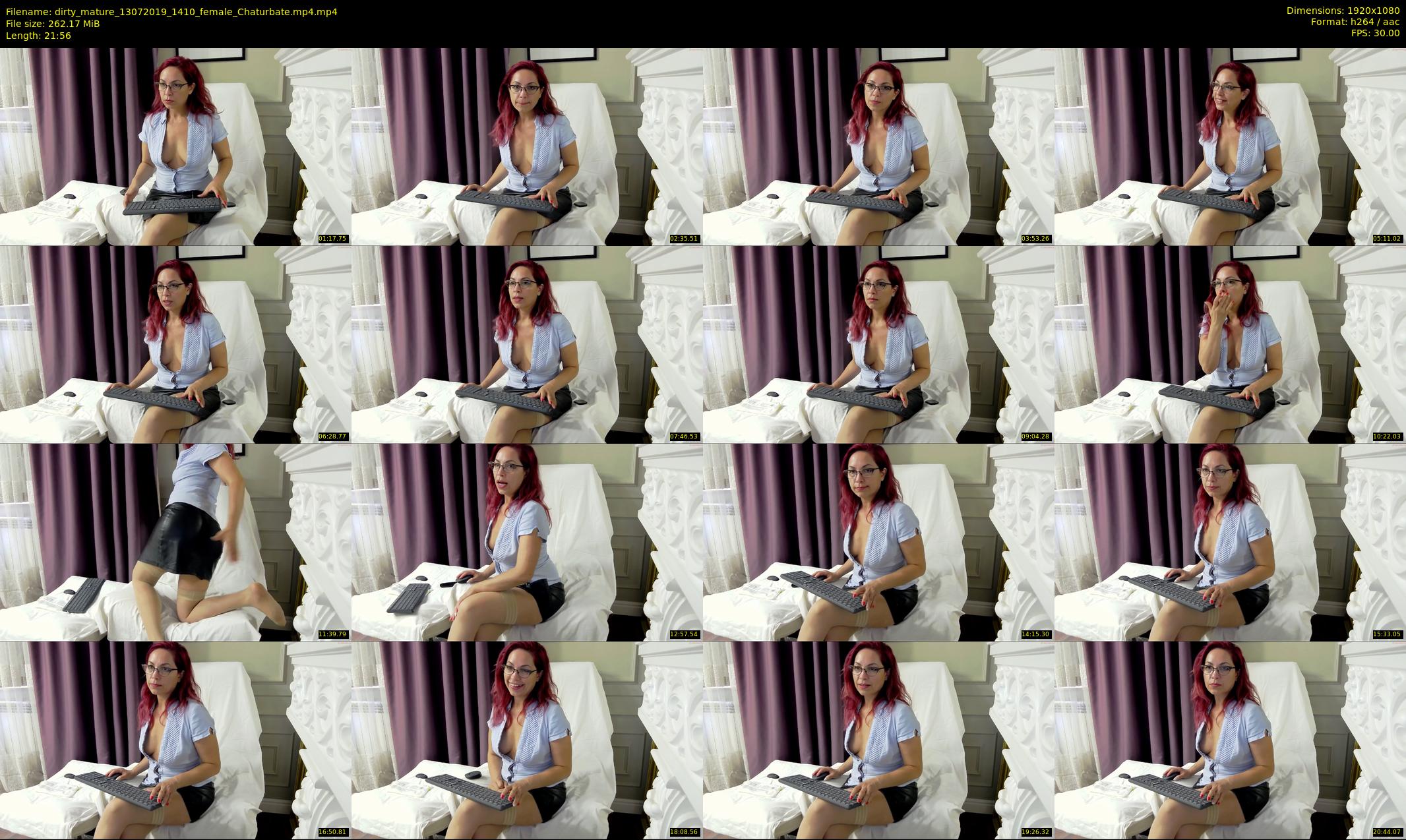 dirty_mature — 22 minute Chaturbate female cam show recording, 1080p, Jul 13, 2019