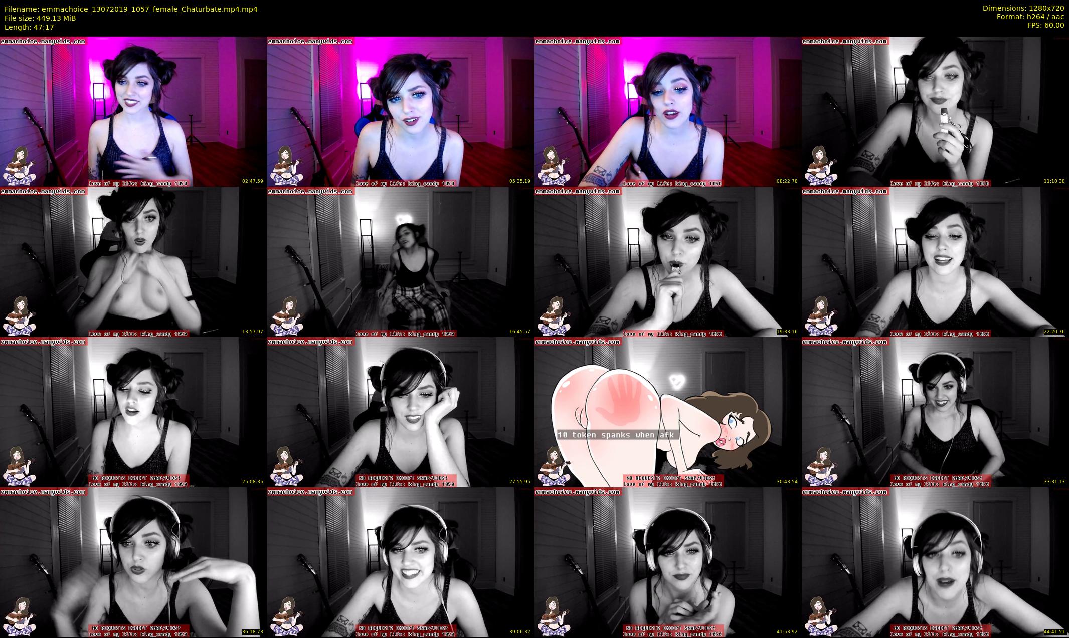 emmachoice — 48 minute Chaturbate female cam show recording, 720p, Jul 13, 2019