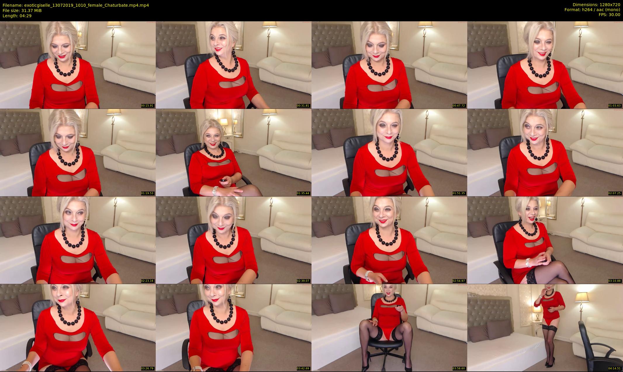 exoticgiselle — 5 minute Chaturbate female cam show recording, 720p, Jul 13, 2019