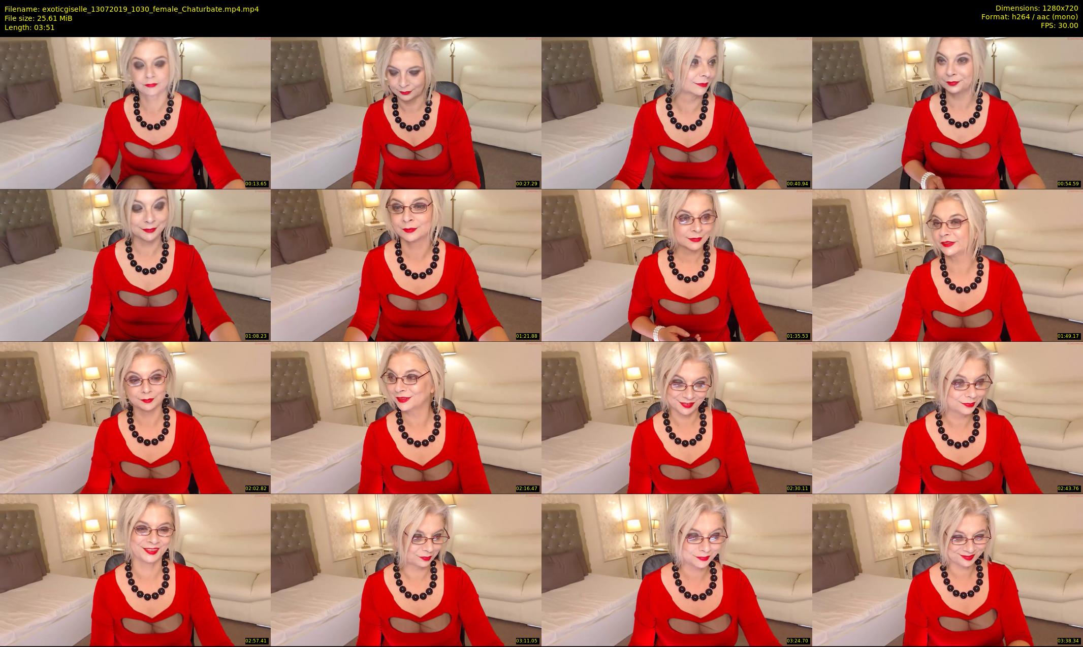 exoticgiselle — 4 minute Chaturbate female cam show recording, 720p, Jul 13, 2019