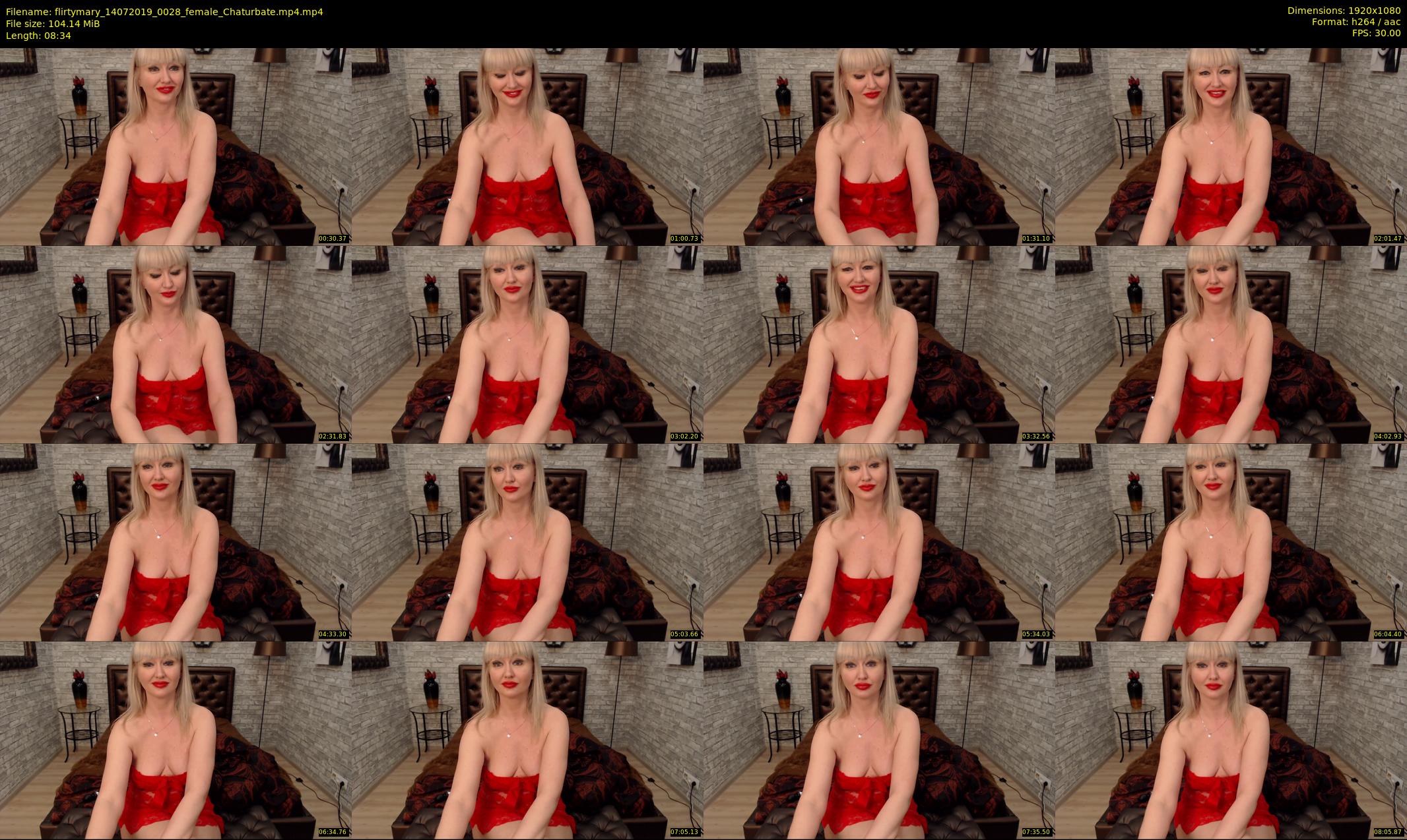 flirtymary — 9 minute Chaturbate female cam show recording, 1080p, Jul 14, 2019