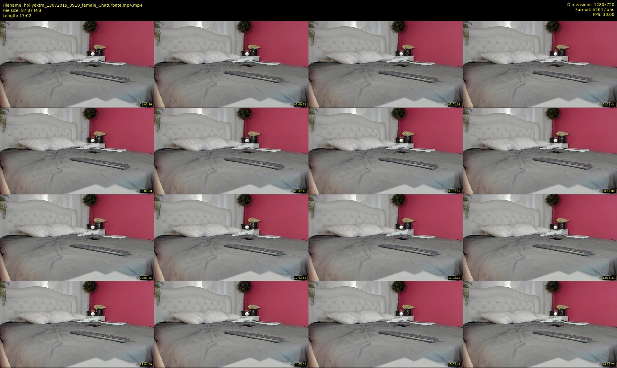 hollyextra — 18 minute Chaturbate female cam show recording, 720p, Jul 13, 2019