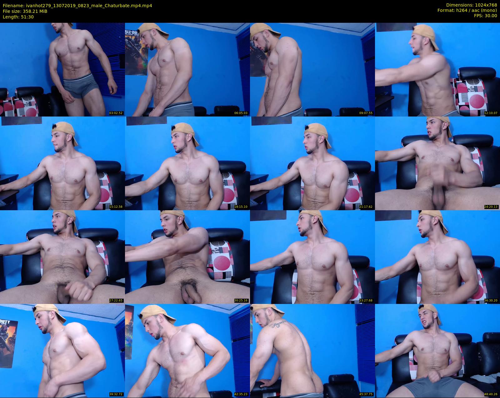 ivanhot279 — 52 minute Chaturbate male cam show recording, 720p, Jul 13, 2019
