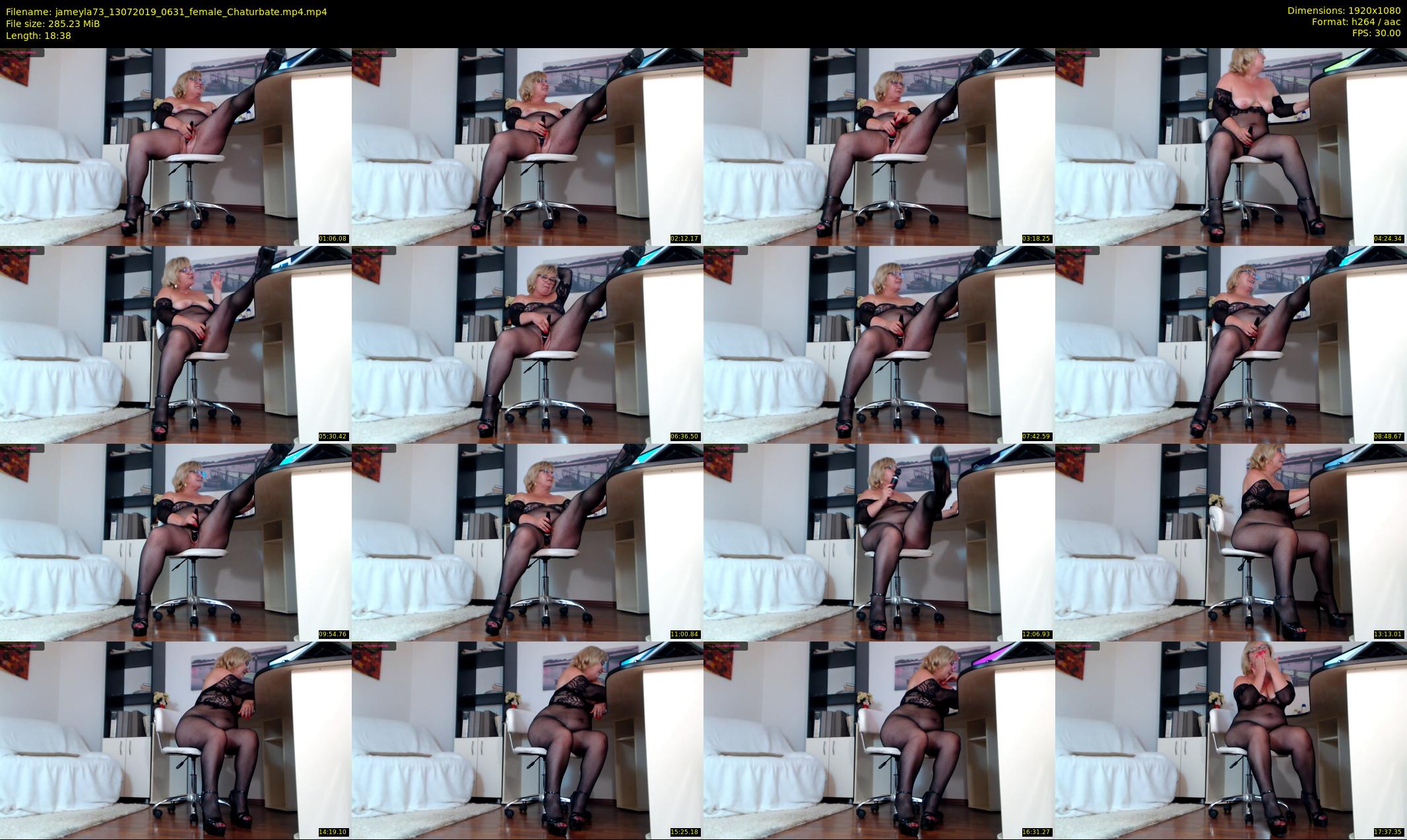 jameyla73 — 19 minute Chaturbate female cam show recording, 1080p, Jul 13, 2019