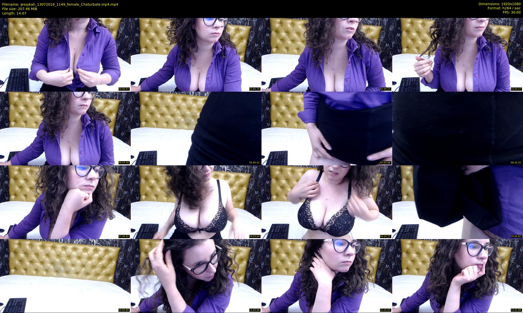 jessykah — 15 minute Chaturbate female cam show recording, 1080p, Jul 13, 2019
