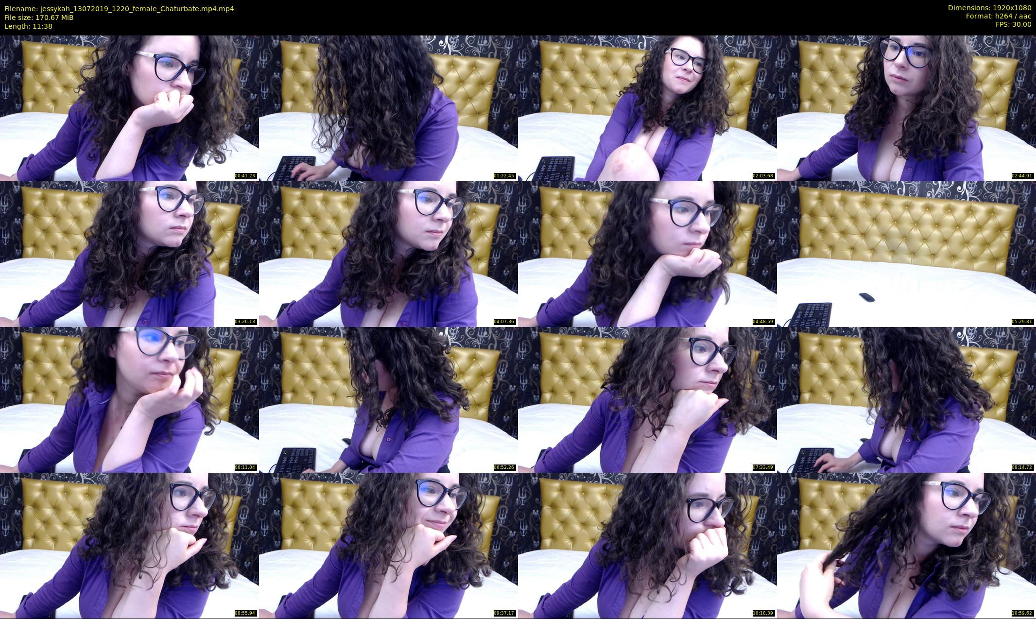 jessykah — 12 minute Chaturbate female cam show recording, 1080p, Jul 13, 2019